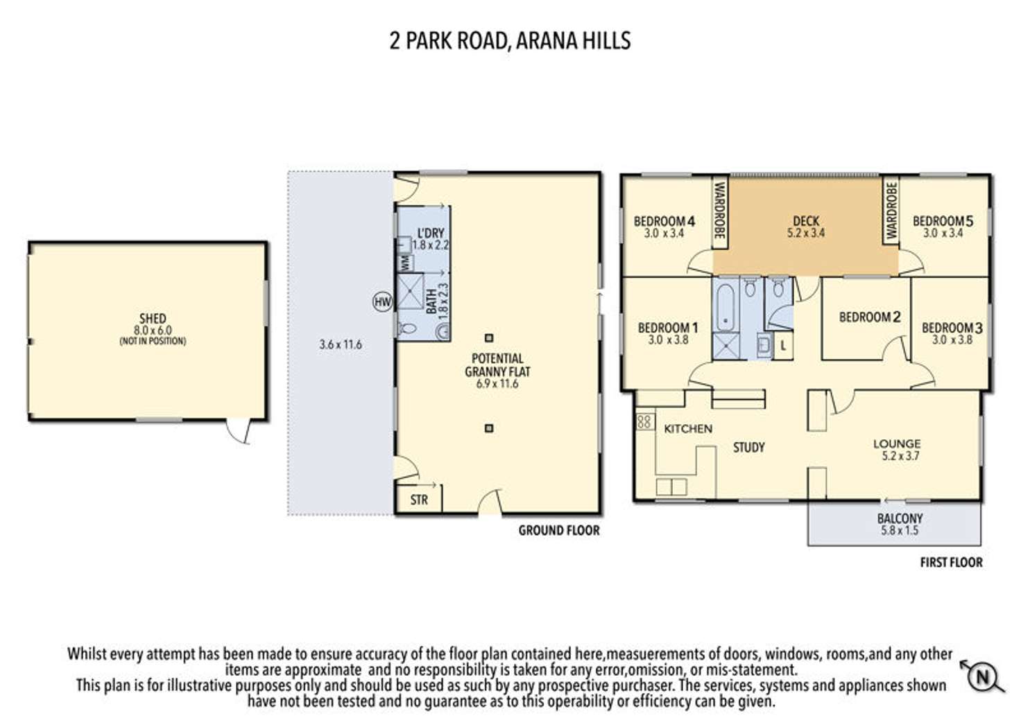 Floorplan of Homely house listing, 2 Park Road, Arana Hills QLD 4054