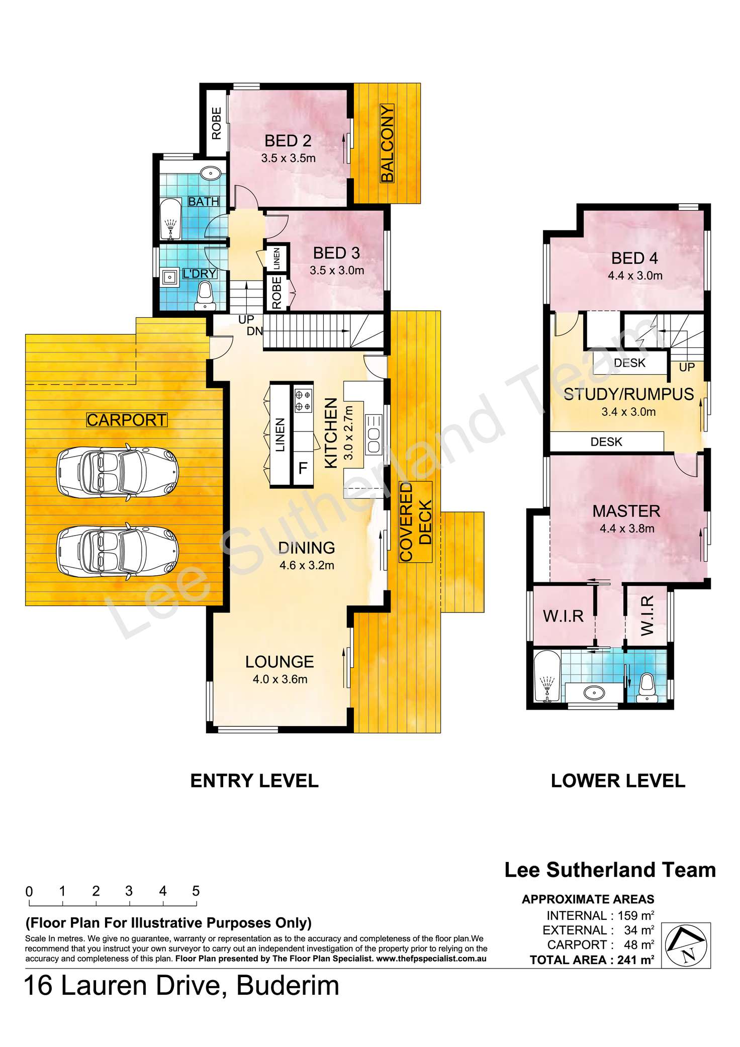 Floorplan of Homely house listing, 16 Lauren Dr, Buderim QLD 4556