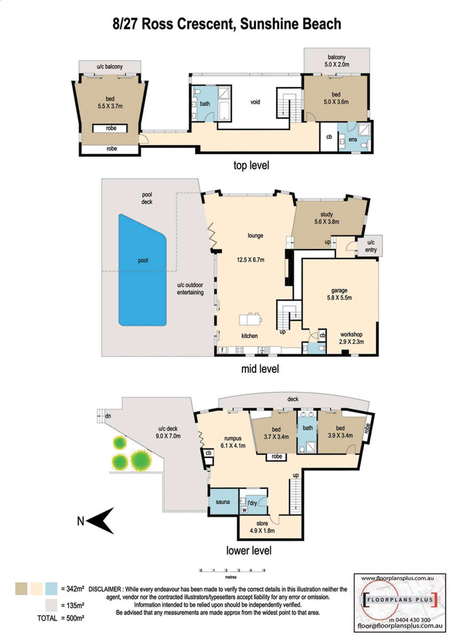 Floorplan of Homely house listing, 8/27 Ross Crescent, Sunshine Beach QLD 4567