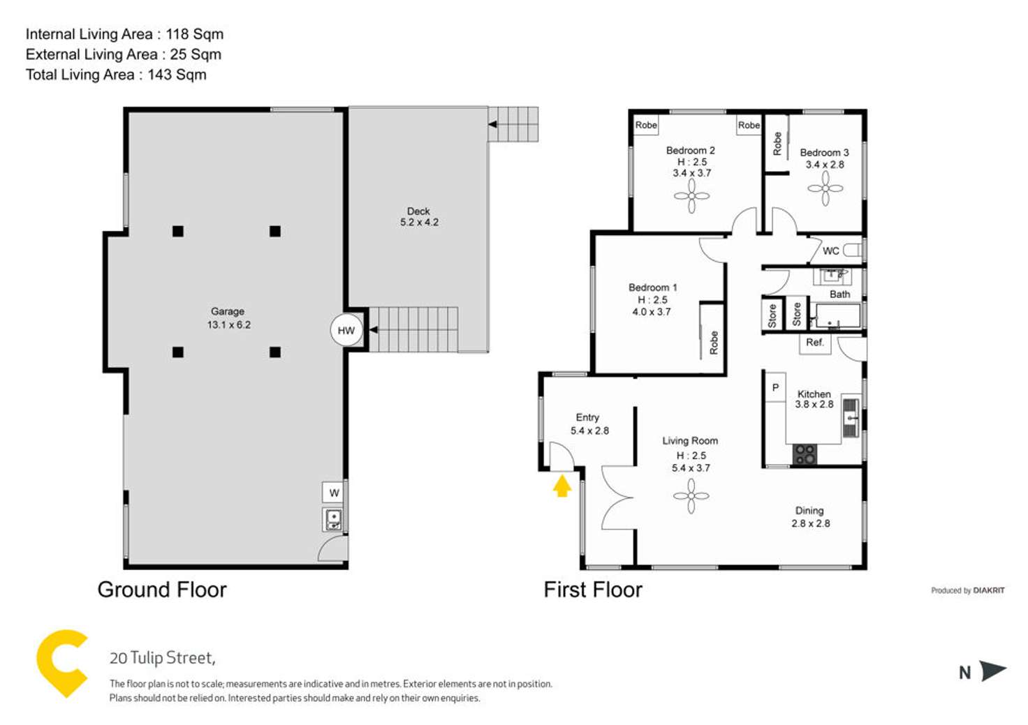 Floorplan of Homely house listing, 20 Tulip Street, Lawnton QLD 4501