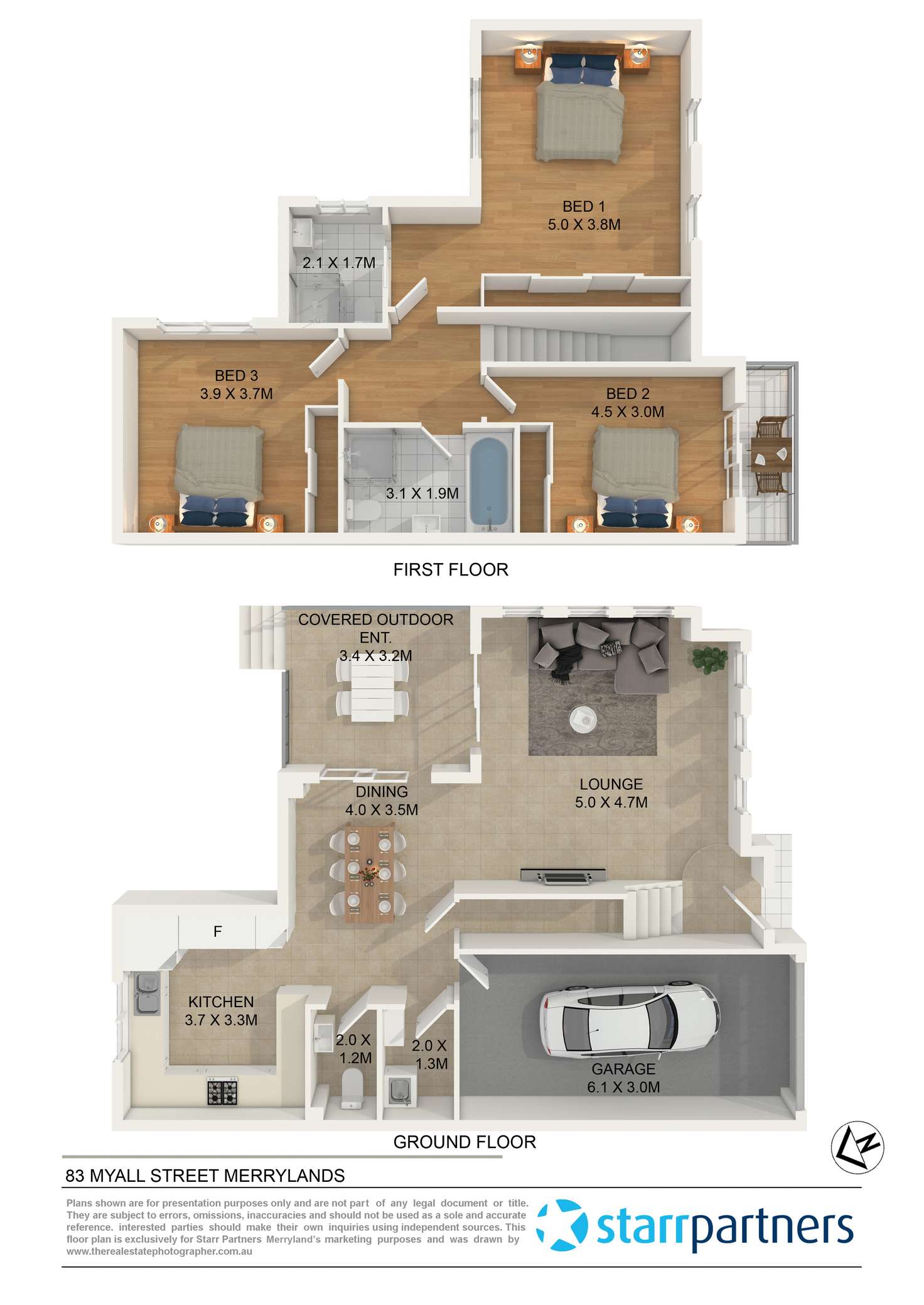 Floorplan of Homely house listing, 83 Myall Street, Merrylands NSW 2160