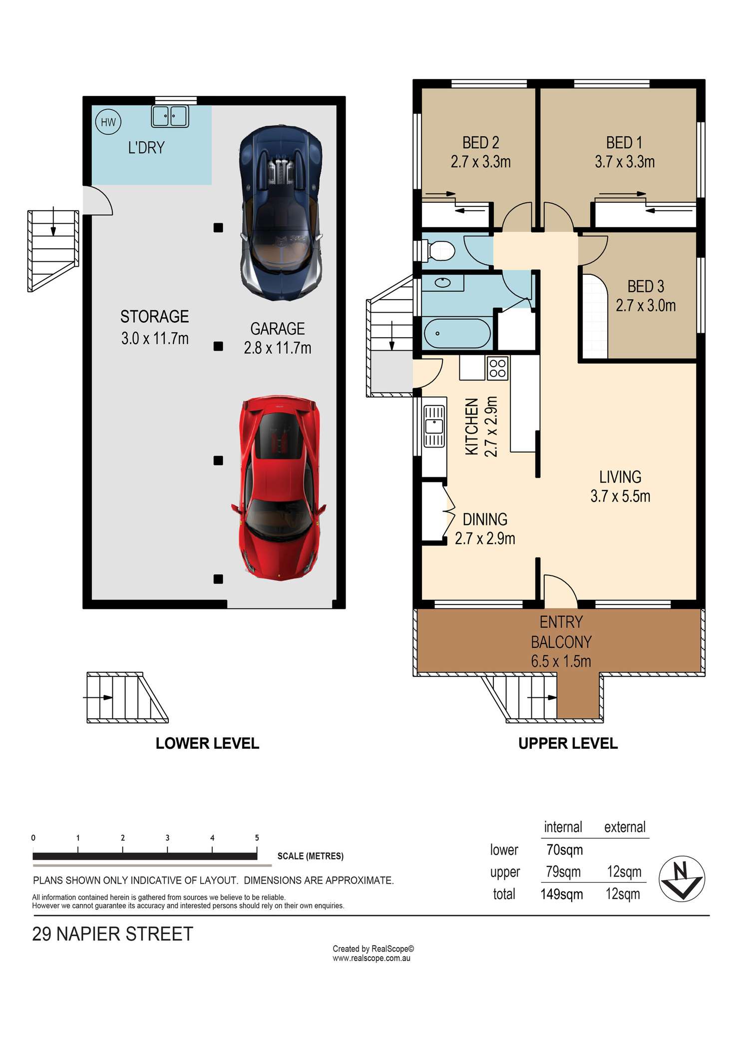 Floorplan of Homely house listing, 29 Napier Street, Murarrie QLD 4172