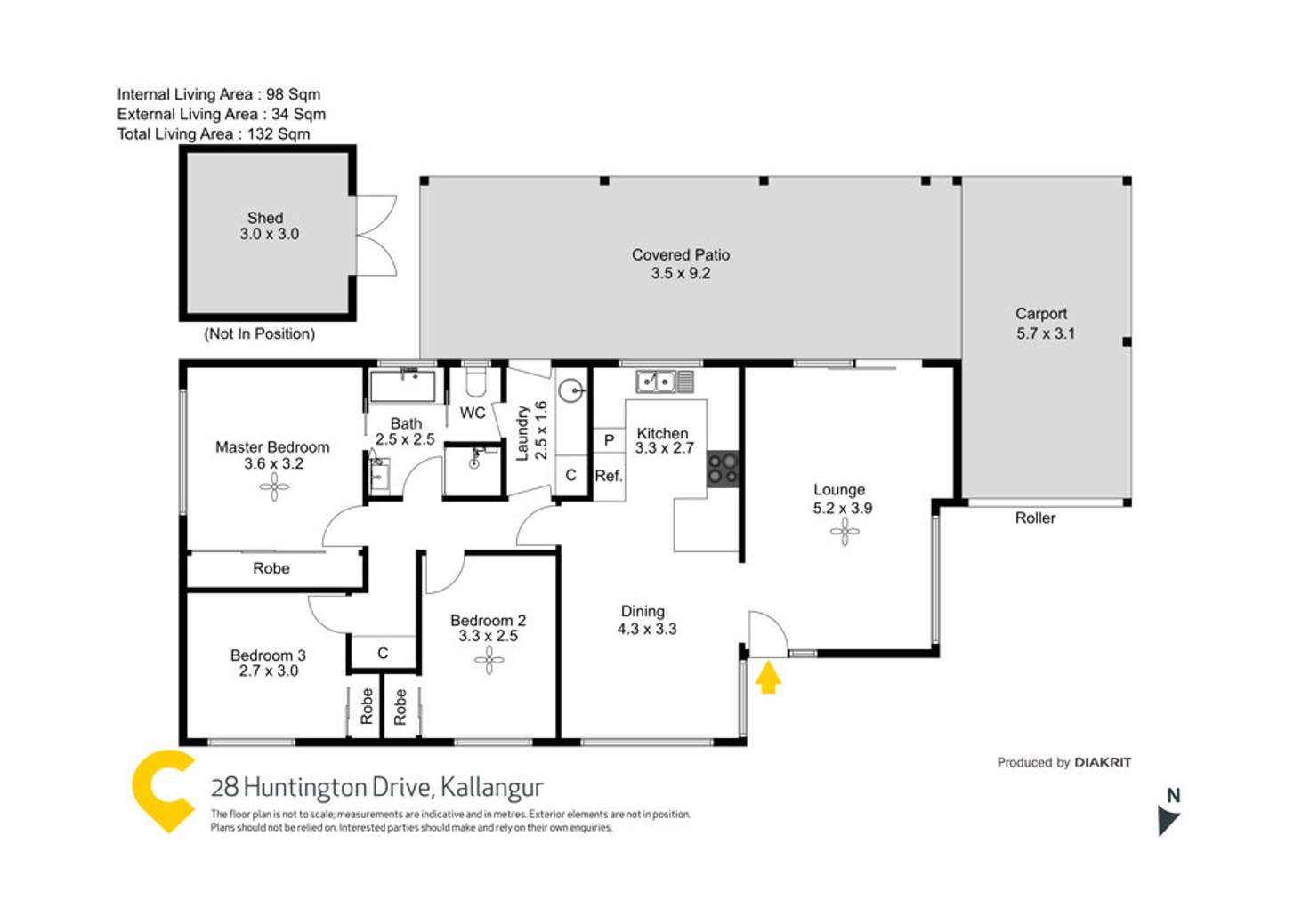 Floorplan of Homely house listing, 28 Huntington Drive, Kallangur QLD 4503