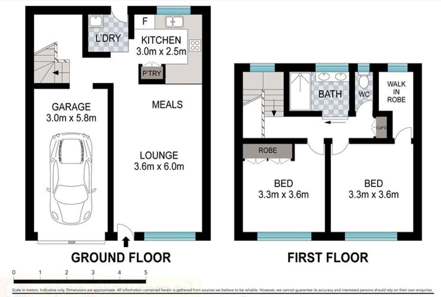 Floorplan of Homely unit listing, 2/15 Edith Street, Newtown QLD 4350