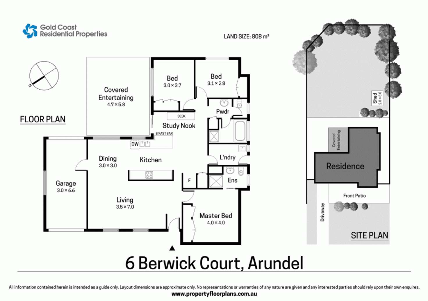 Floorplan of Homely house listing, 6 Berwick Court, Arundel QLD 4214