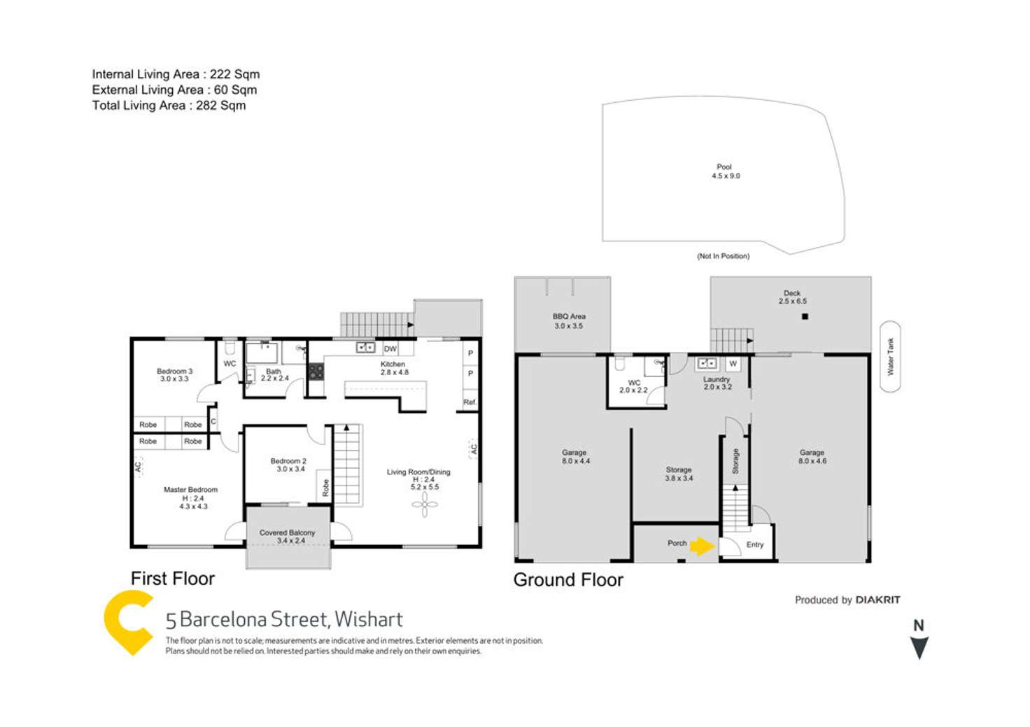 Floorplan of Homely house listing, 5 Barcelona Street, Wishart QLD 4122