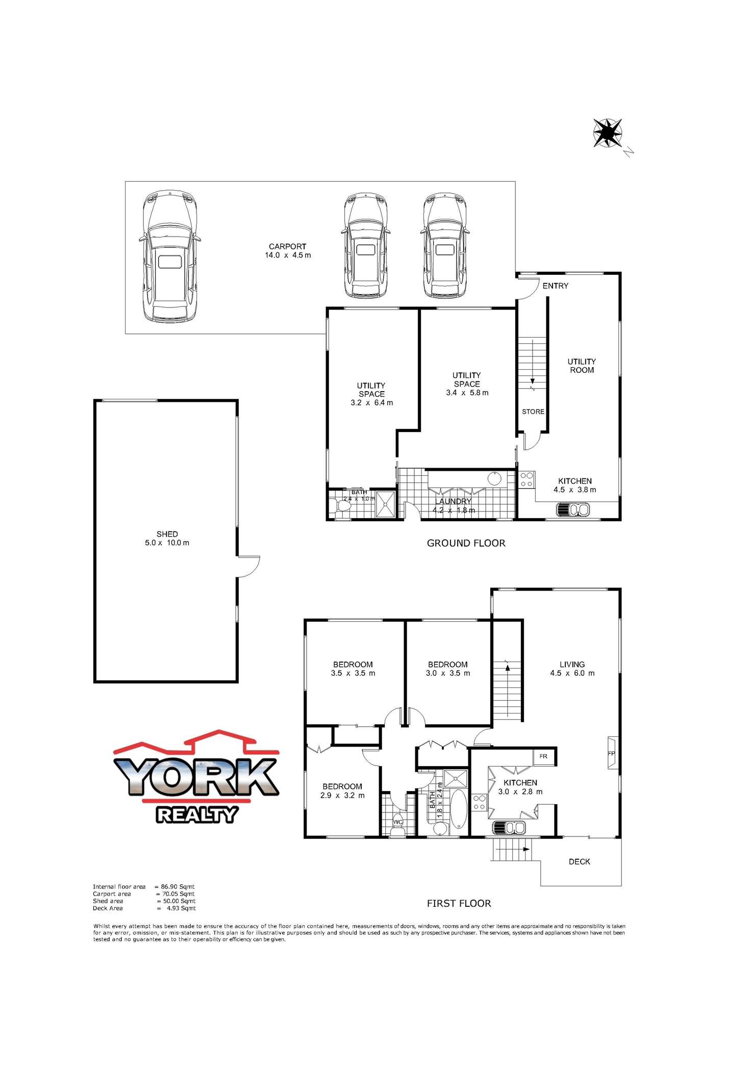 Floorplan of Homely house listing, 21 Wuth Street, Darling Heights QLD 4350