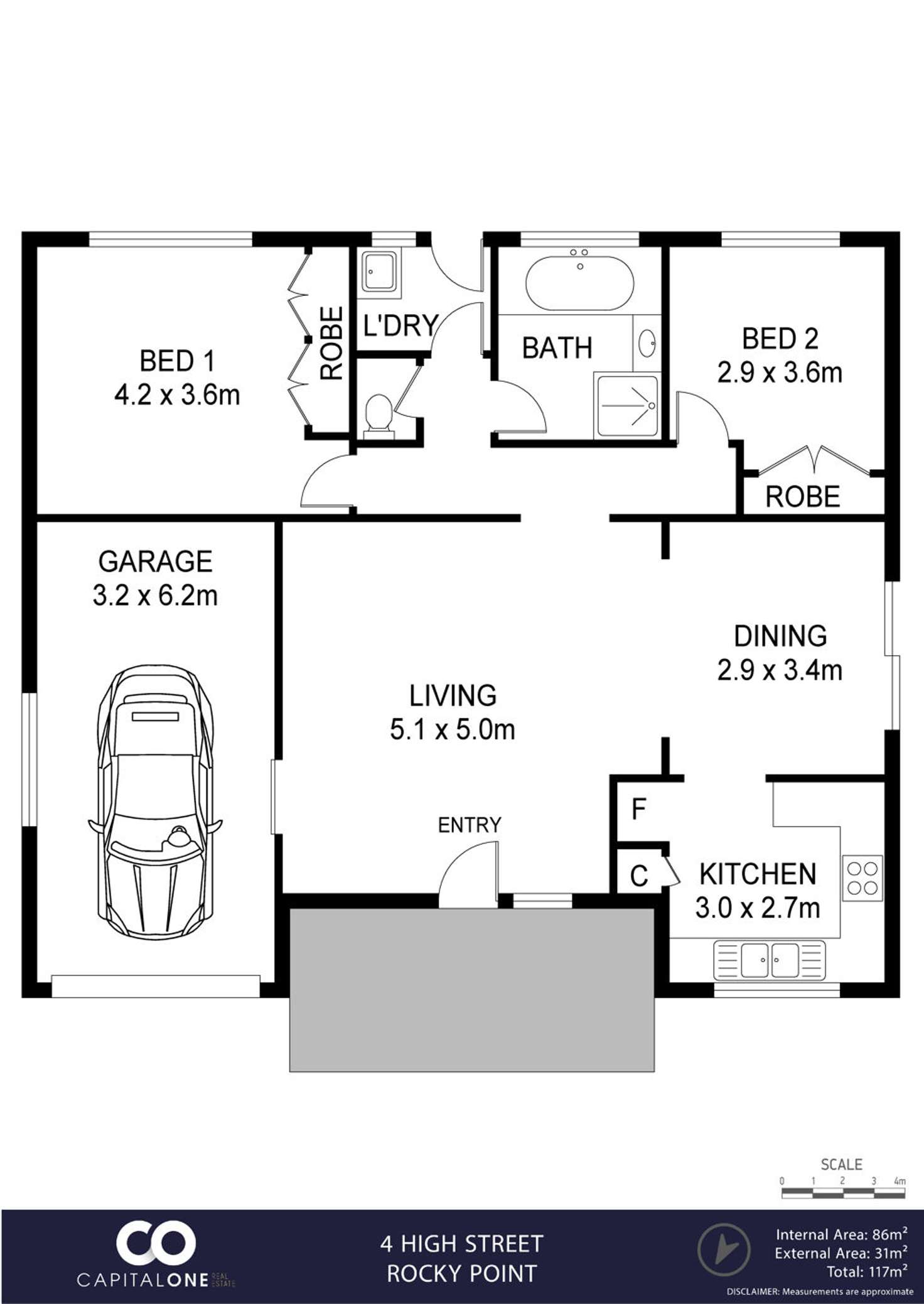 Floorplan of Homely house listing, 4 High Street, Rocky Point NSW 2259