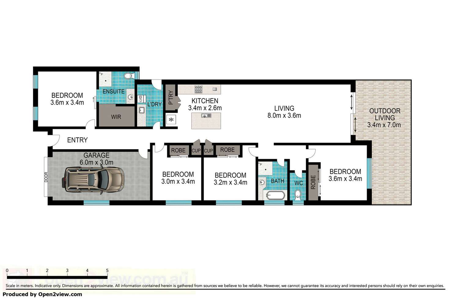 Floorplan of Homely house listing, 17 Weetwood Street, Newtown QLD 4350