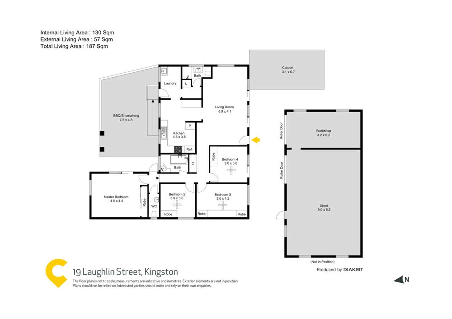 Floorplan of Homely house listing, 19 Laughlin Street, Kingston QLD 4114