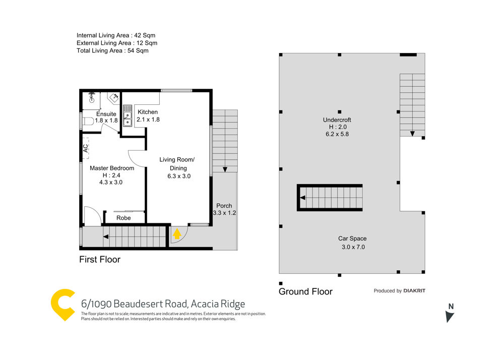 Floorplan of Homely unit listing, 6/1090 Beaudesert Road, Acacia Ridge QLD 4110