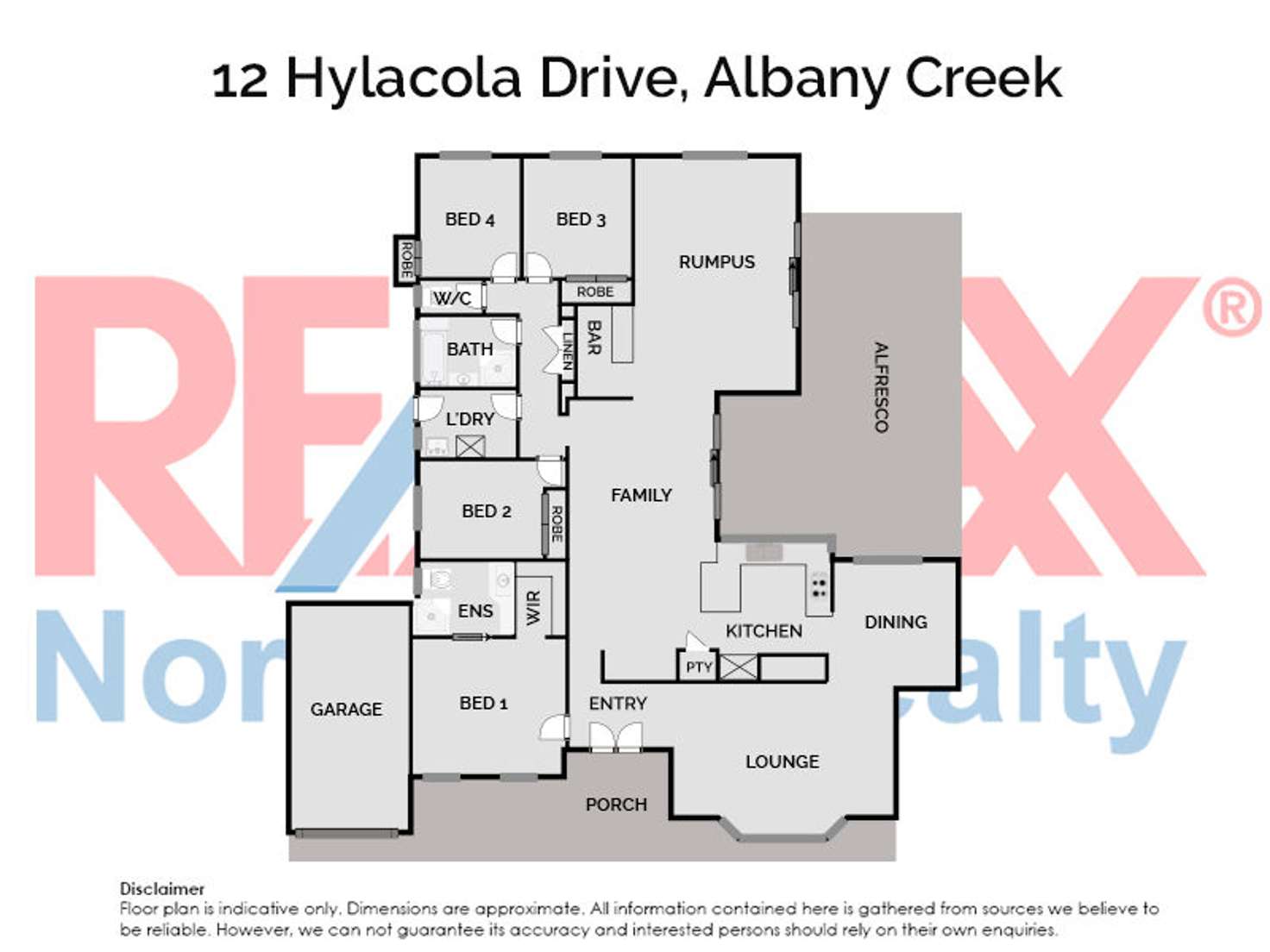 Floorplan of Homely house listing, 12 Hylacola Drive, Albany Creek QLD 4035