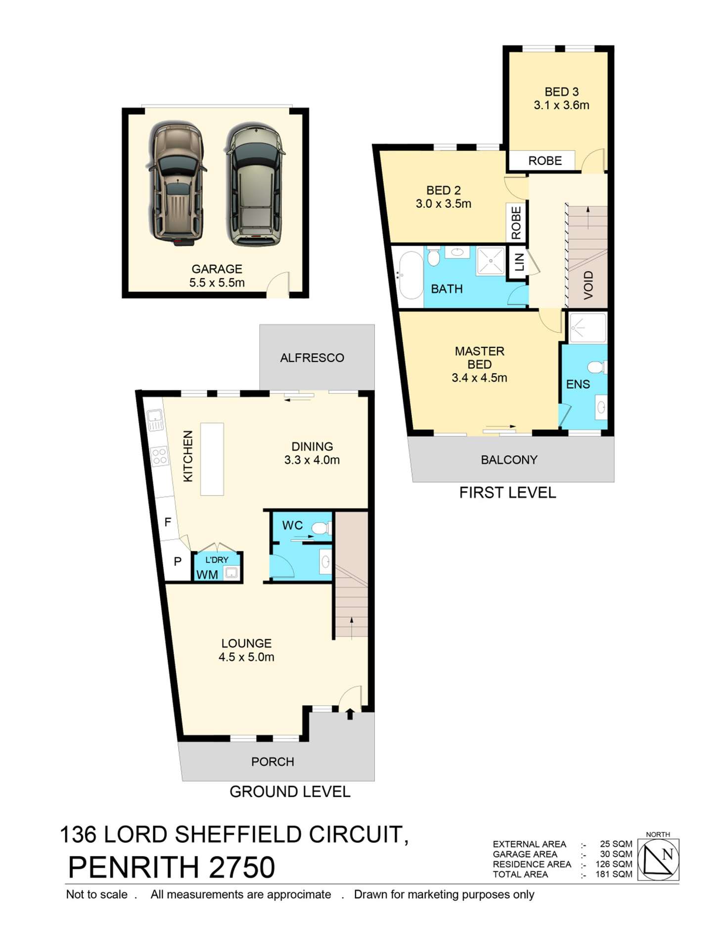 Floorplan of Homely house listing, 136 Lord Sheffield Cct, Penrith NSW 2750