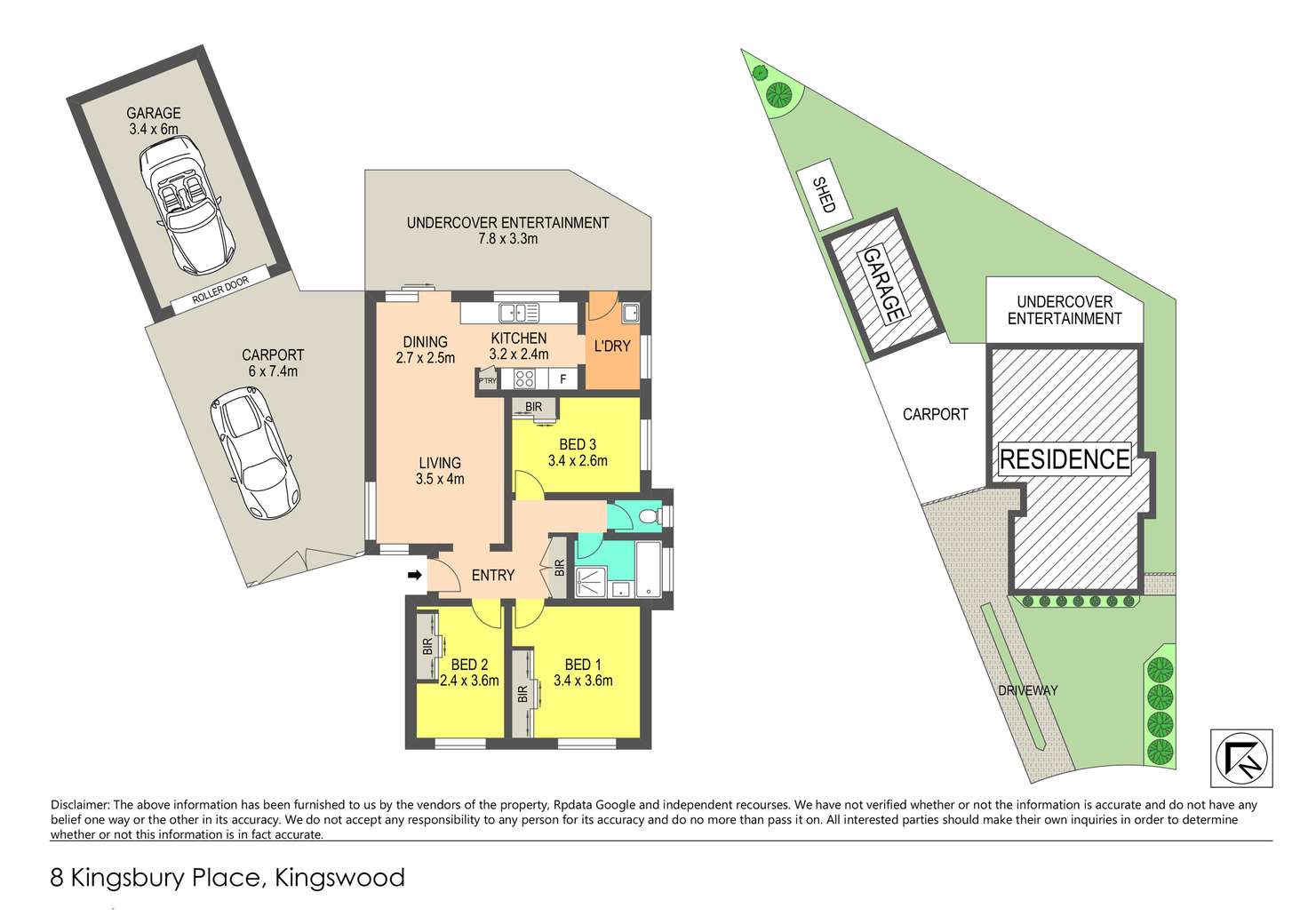 Floorplan of Homely house listing, 8 Kingsbury Place, Kingswood NSW 2747