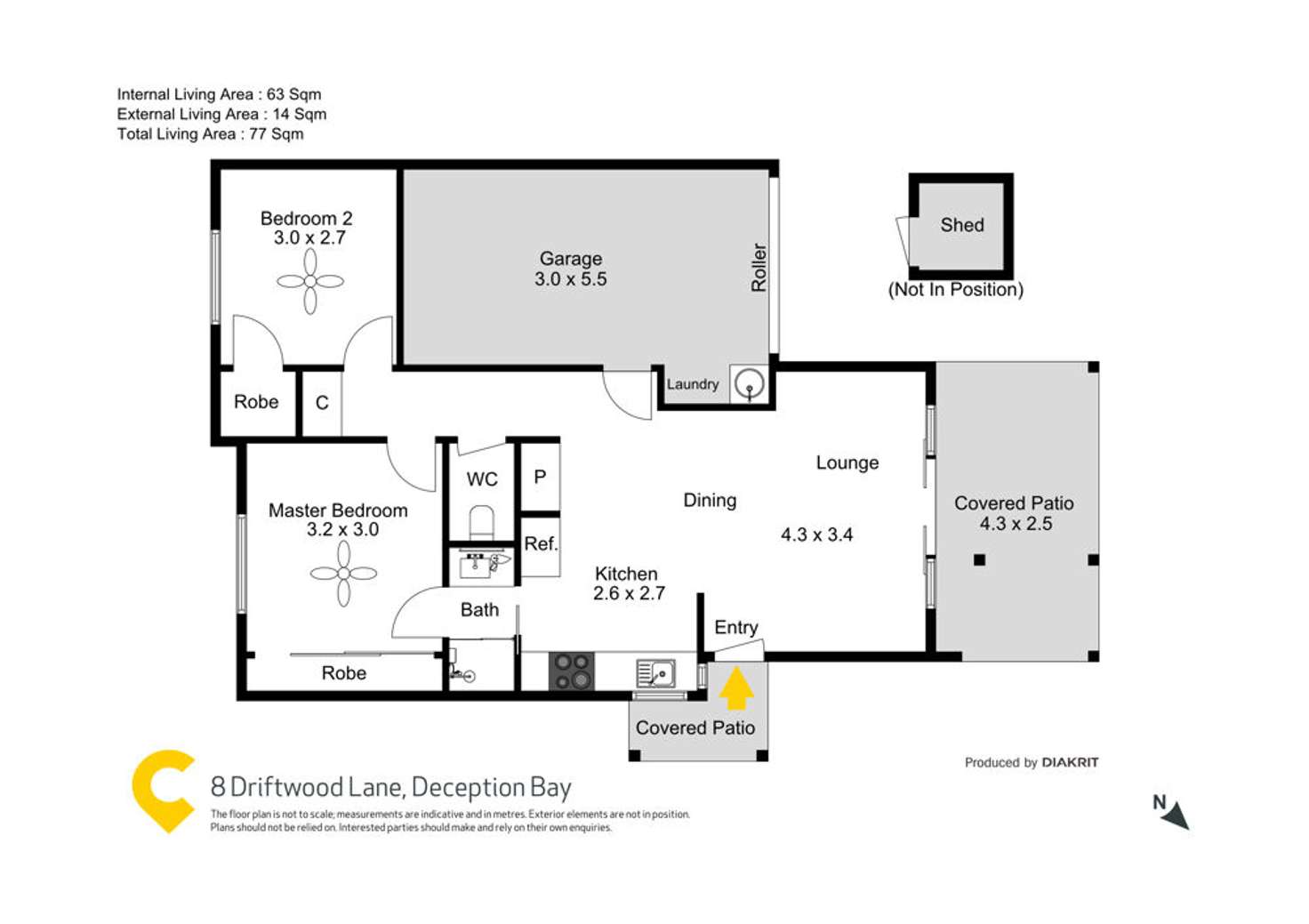 Floorplan of Homely house listing, 8 Driftwood Lane, Deception Bay QLD 4508
