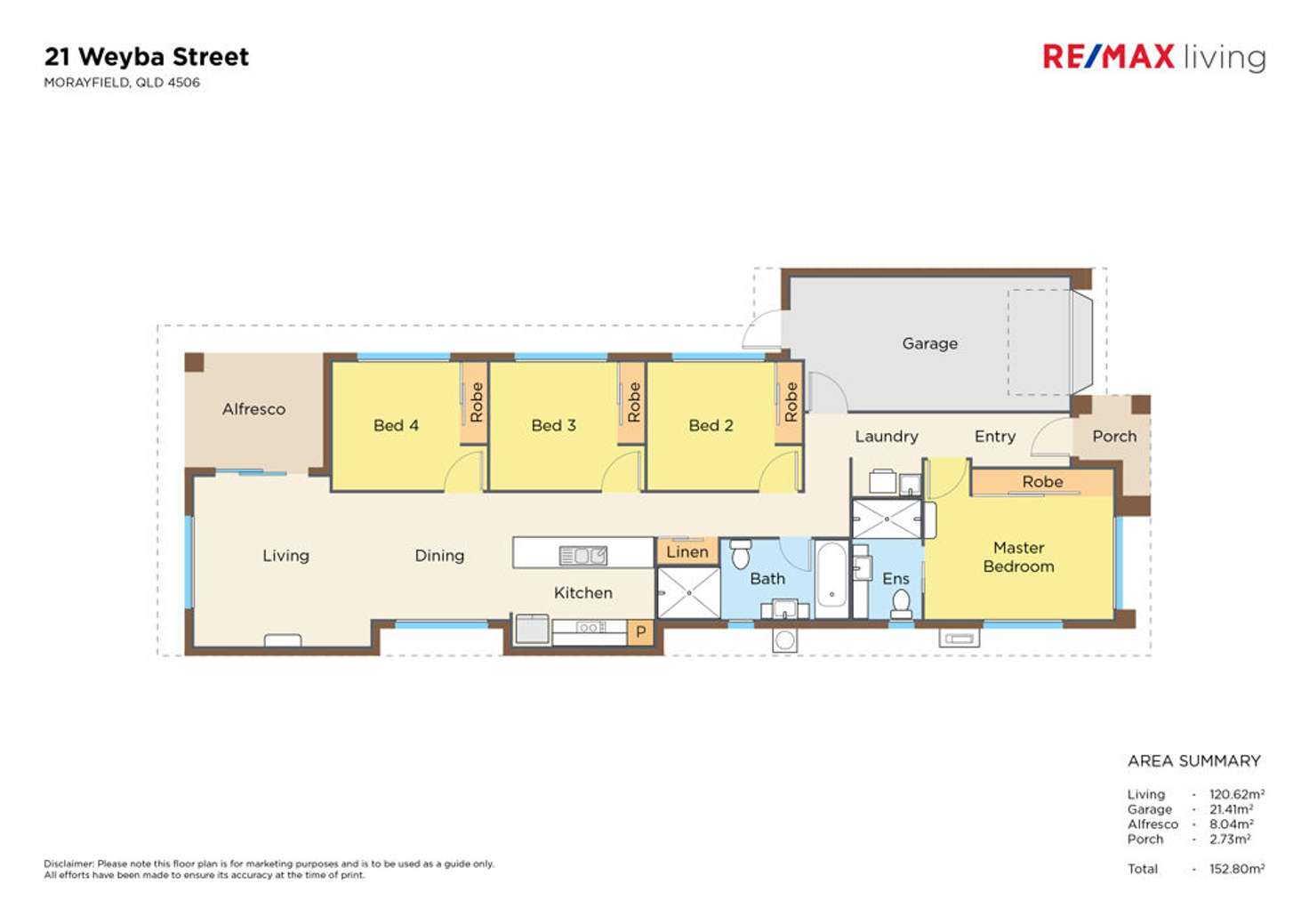 Floorplan of Homely house listing, 21 Weyba Street, Morayfield QLD 4506