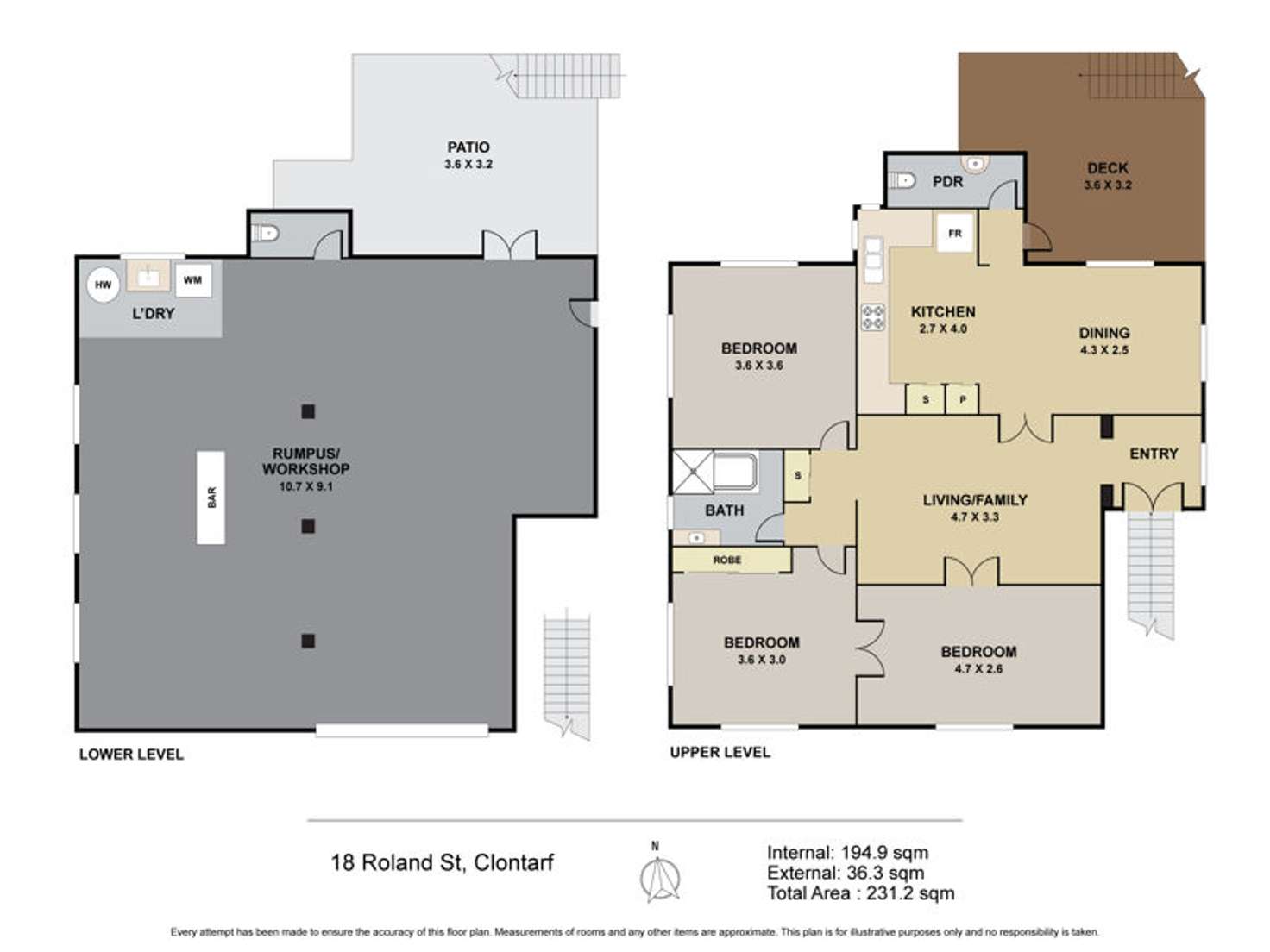 Floorplan of Homely house listing, 18 Roland Street, Clontarf QLD 4019