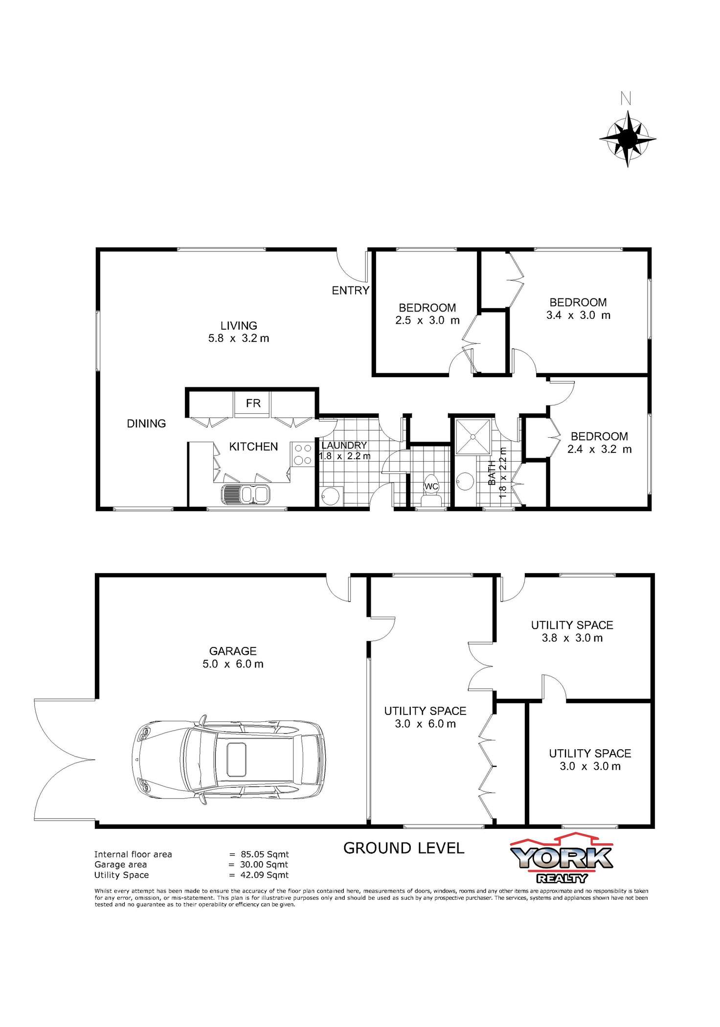Floorplan of Homely house listing, 4 Rosalie Street, Kingsthorpe QLD 4400