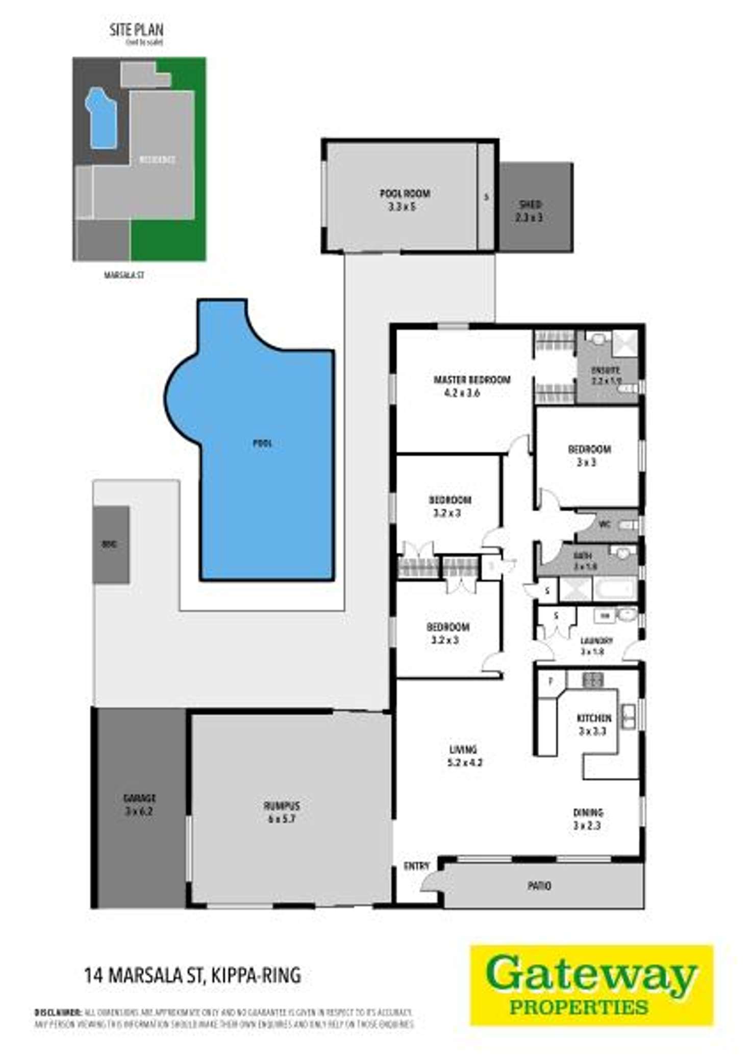 Floorplan of Homely house listing, 14 Marsala Street, Kippa-ring QLD 4021
