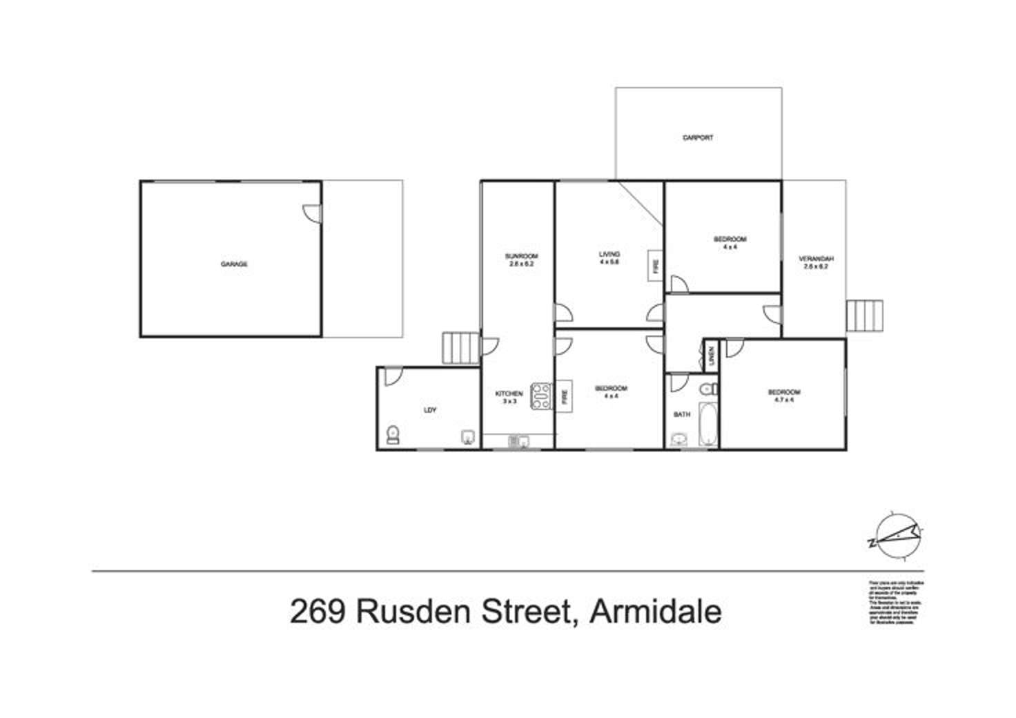 Floorplan of Homely house listing, 269 Rusden Street, Armidale NSW 2350
