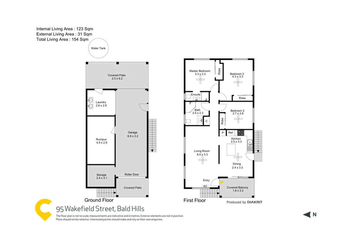 Floorplan of Homely house listing, 95 Wakefield Street, Bald Hills QLD 4036