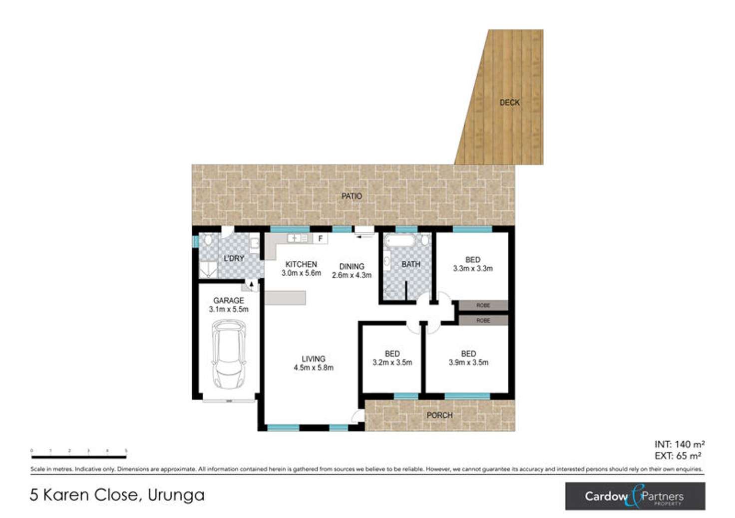 Floorplan of Homely house listing, 5 Karen Street, Urunga NSW 2455