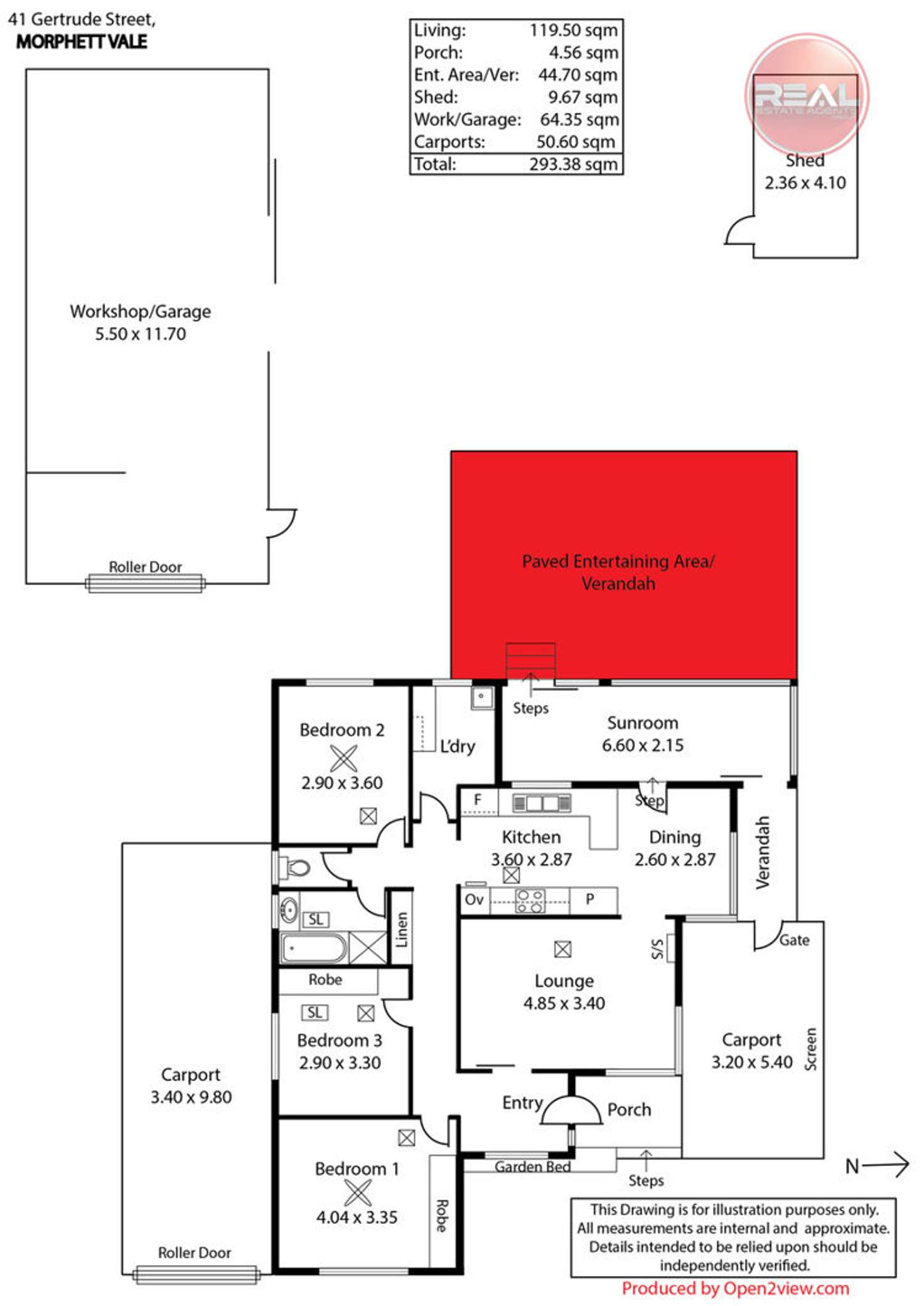 Floorplan of Homely house listing, 41 Gertrude Street, Morphett Vale SA 5162