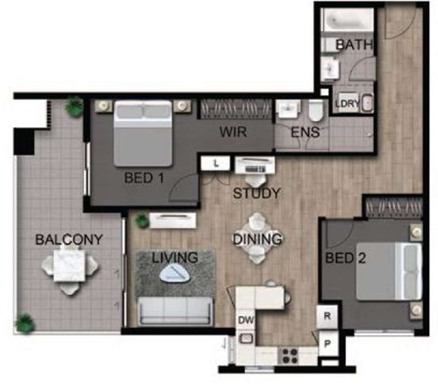 Floorplan of Homely unit listing, 8A / 25-29 Regent Street, Woolloongabba QLD 4102