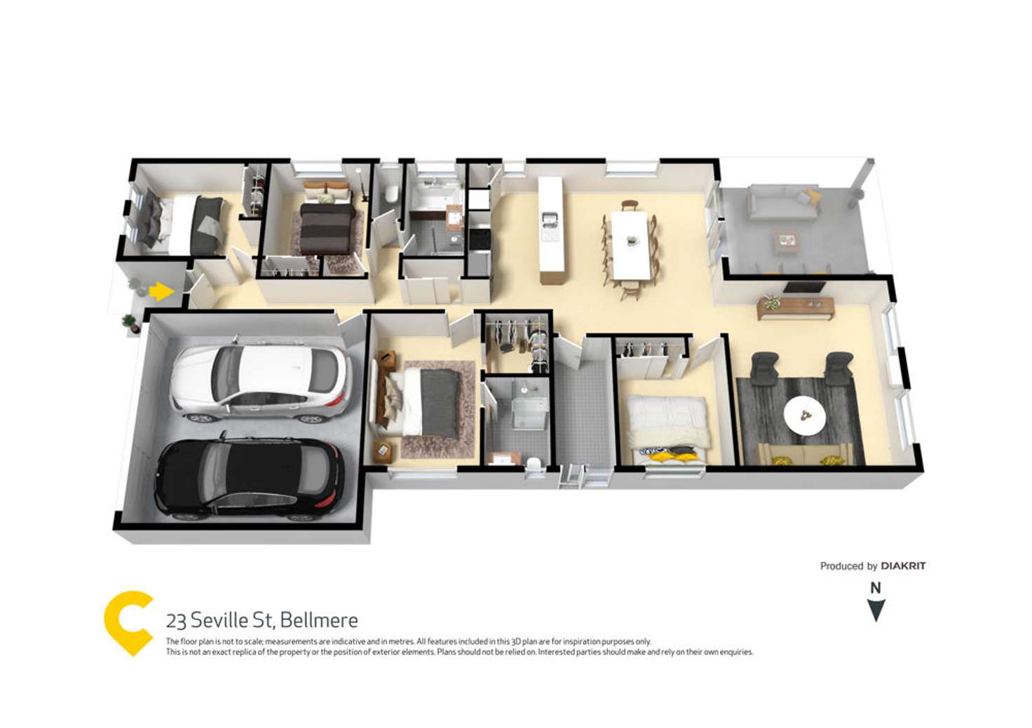 Floorplan of Homely house listing, 23 Seville St, Bellmere QLD 4510