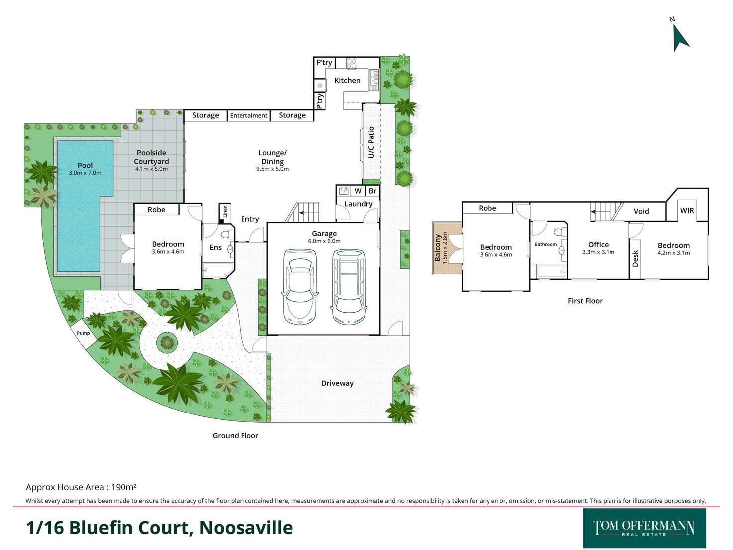 Floorplan of Homely unit listing, 1/16 Bluefin Court, Noosaville QLD 4566