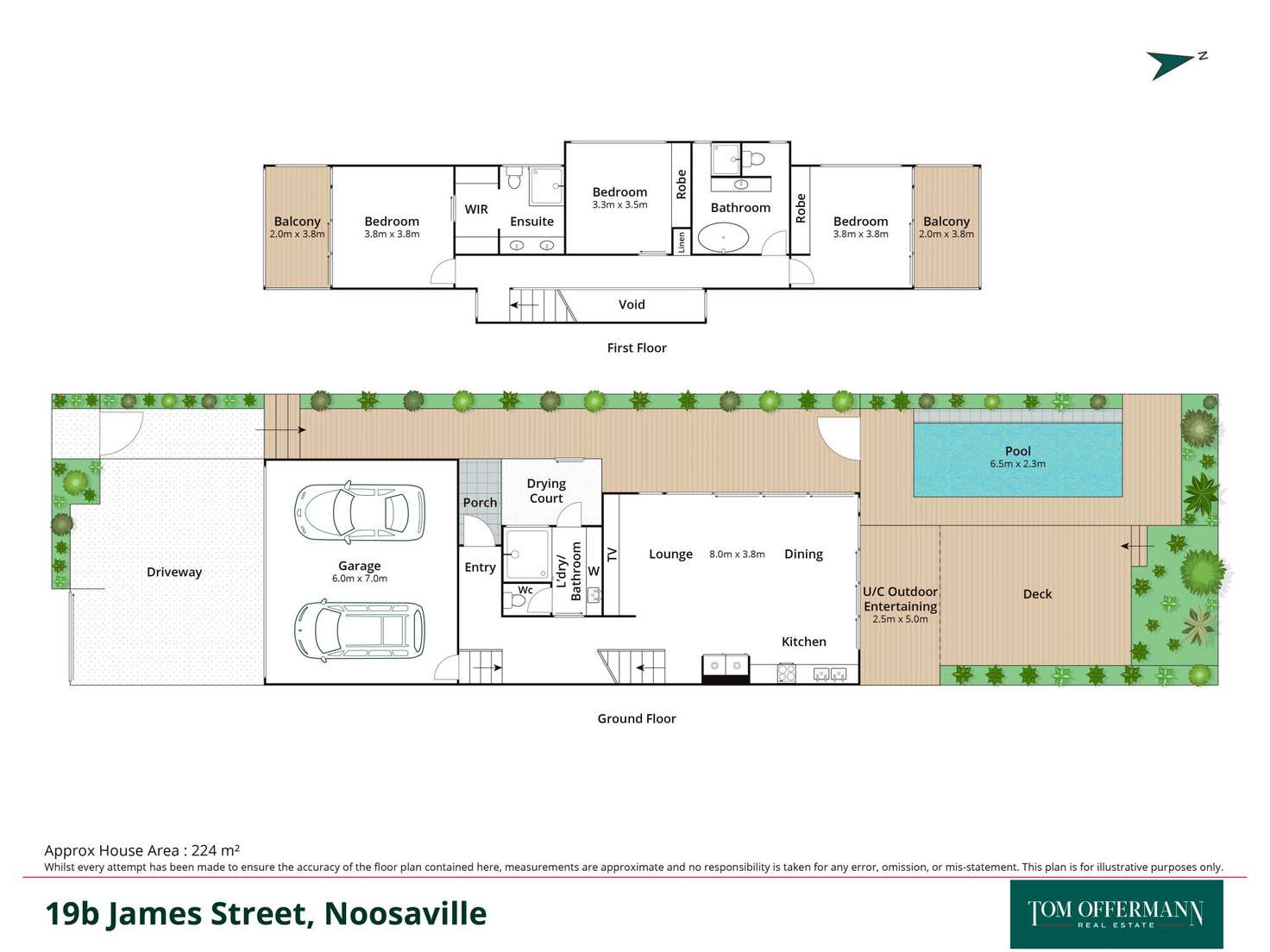 Floorplan of Homely unit listing, 19B James Street, Noosaville QLD 4566