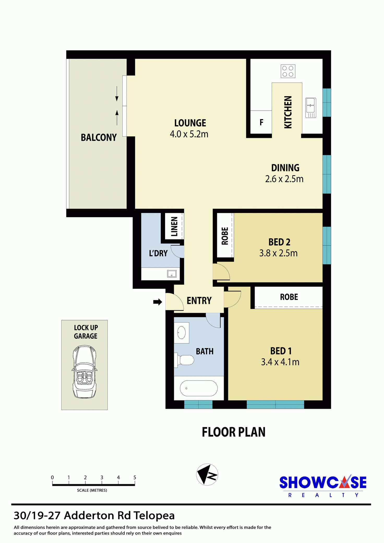 Floorplan of Homely unit listing, 30/19-27 Adderton Road, Telopea NSW 2117