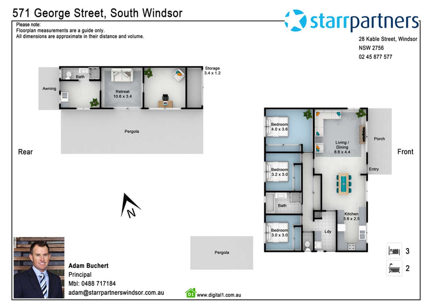 Floorplan of Homely house listing, 571 George Street, South Windsor NSW 2756