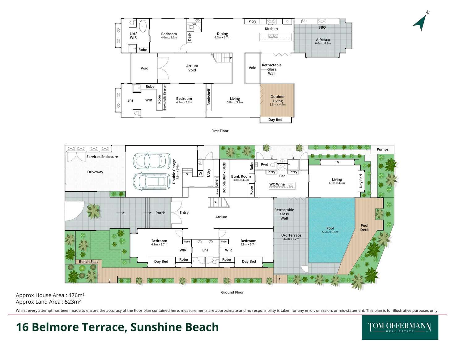 Floorplan of Homely house listing, 16 Belmore Terrace, Sunshine Beach QLD 4567