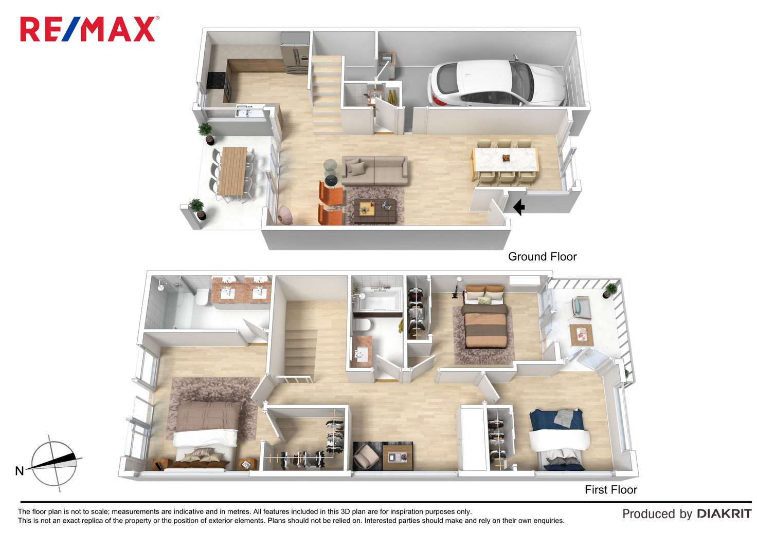 Floorplan of Homely townhouse listing, 9A Fraser Street, Morningside QLD 4170