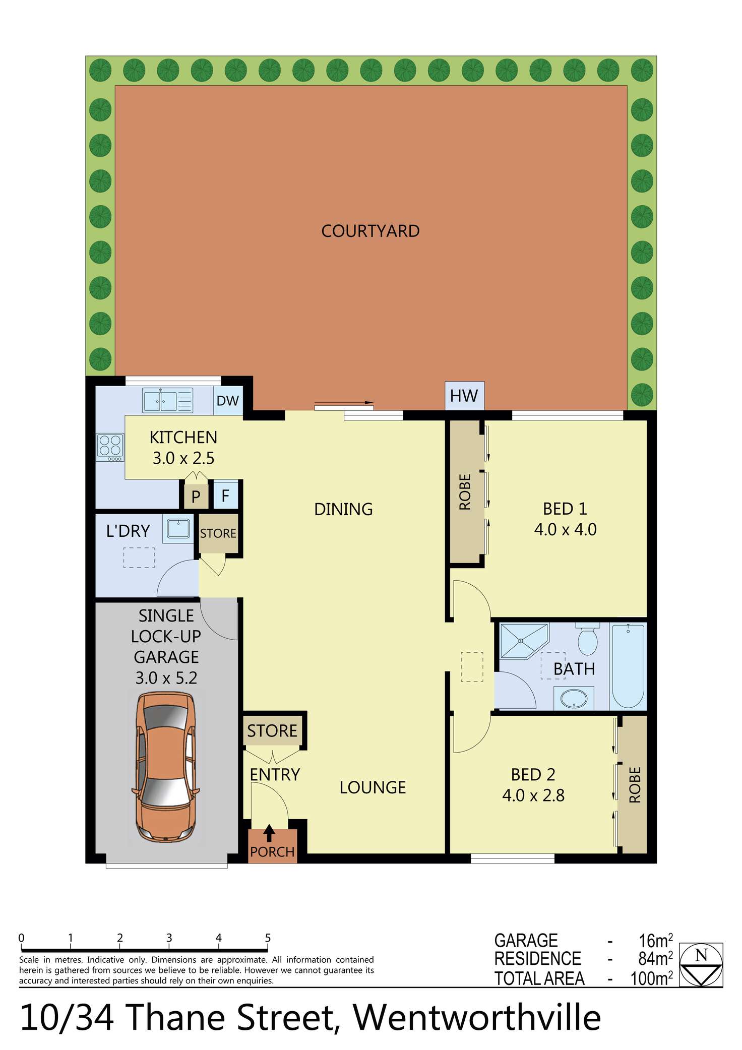 Floorplan of Homely villa listing, 10/34 Thane St, Wentworthville NSW 2145