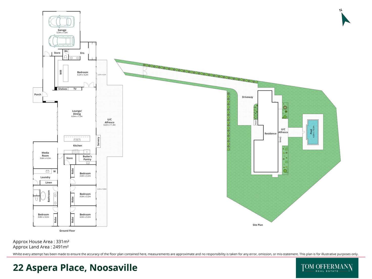 Floorplan of Homely house listing, 22 Aspera Place, Noosaville QLD 4566