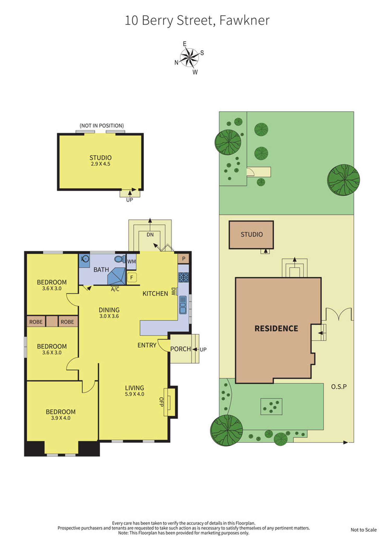 Floorplan of Homely house listing, 10 Berry Street, Fawkner VIC 3060