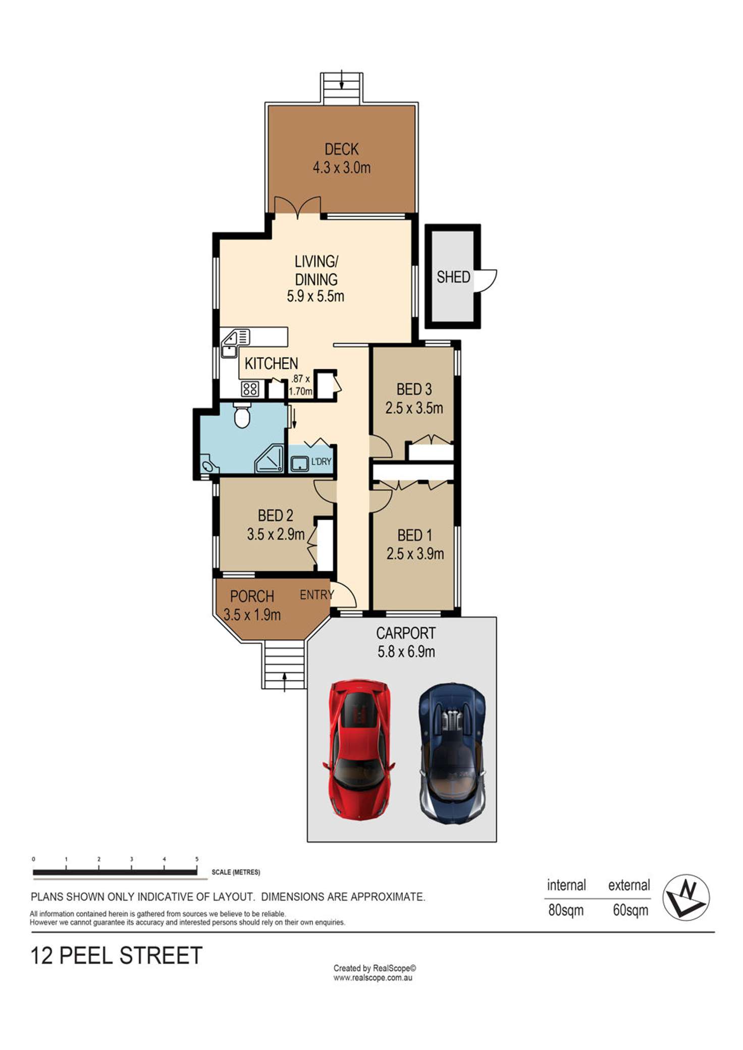 Floorplan of Homely house listing, 12 Peel Street, Manly QLD 4179