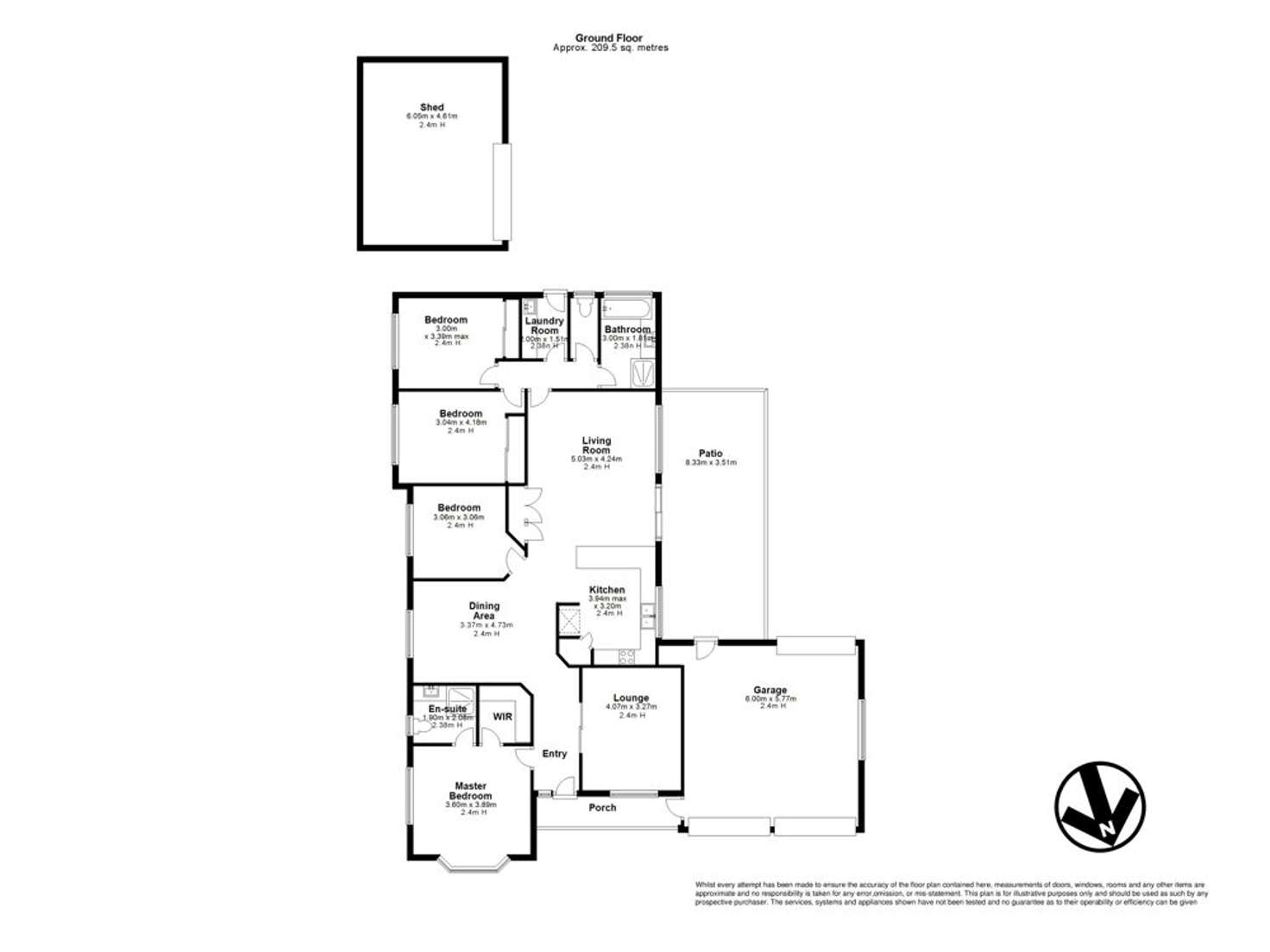 Floorplan of Homely house listing, 22 Wahl Street, Boondall QLD 4034