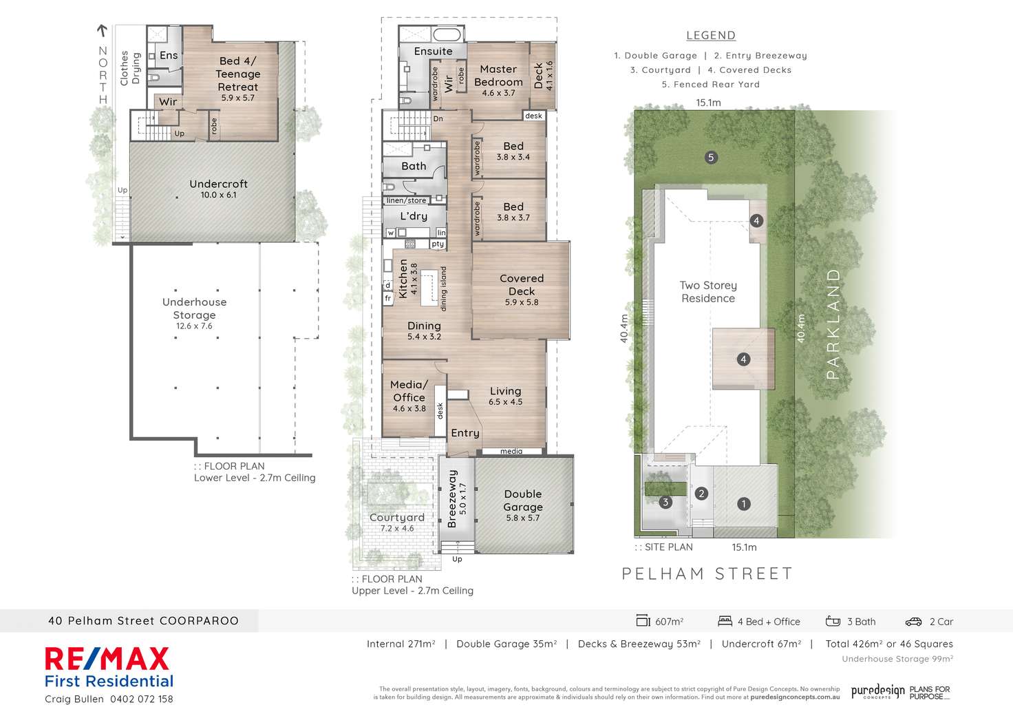 Floorplan of Homely house listing, 40 Pelham Street, Coorparoo QLD 4151