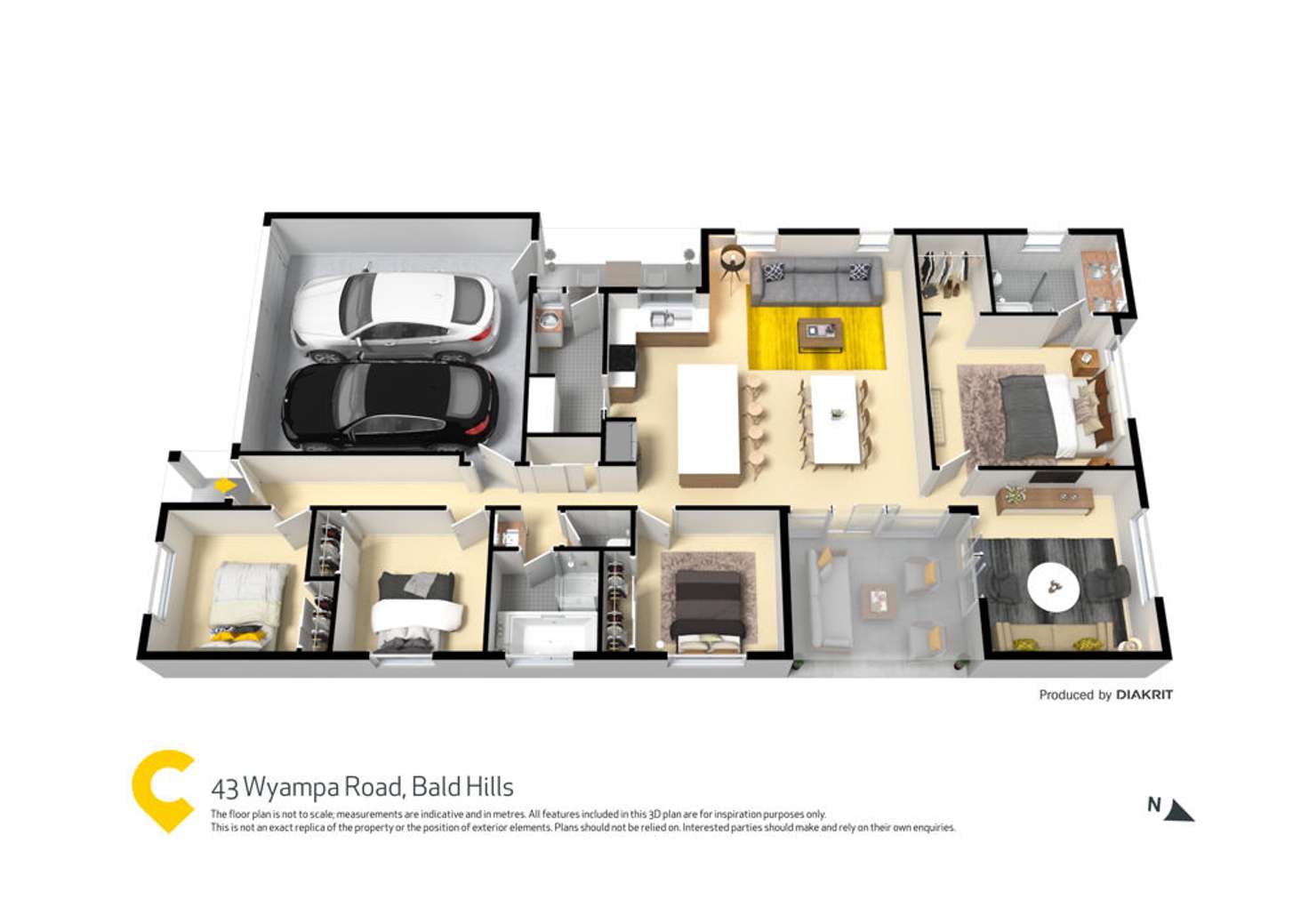 Floorplan of Homely house listing, 43 Wyampa Road, Bald Hills QLD 4036