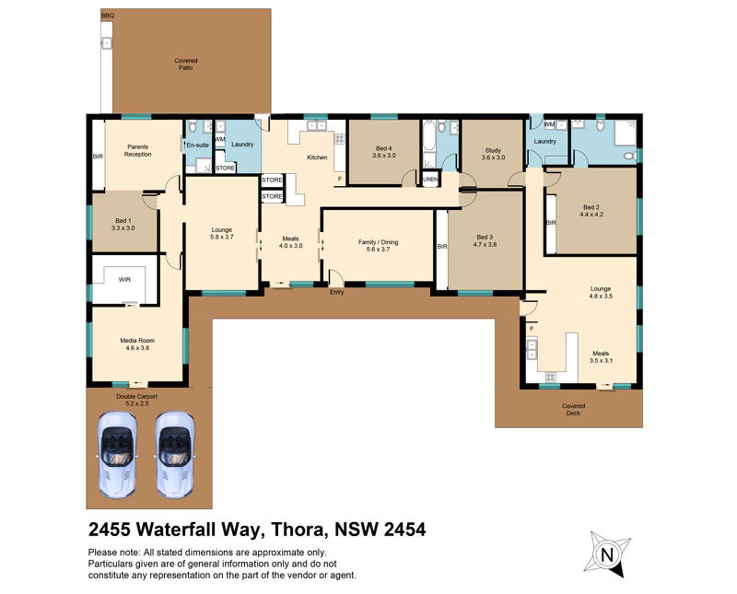 Floorplan of Homely acreageSemiRural listing, 2455 Waterfall Way, Bellingen NSW 2454