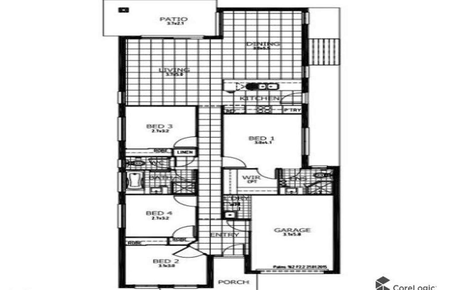 Floorplan of Homely house listing, 91 FERNBROOKE BOULEVARD, Redbank Plains QLD 4301