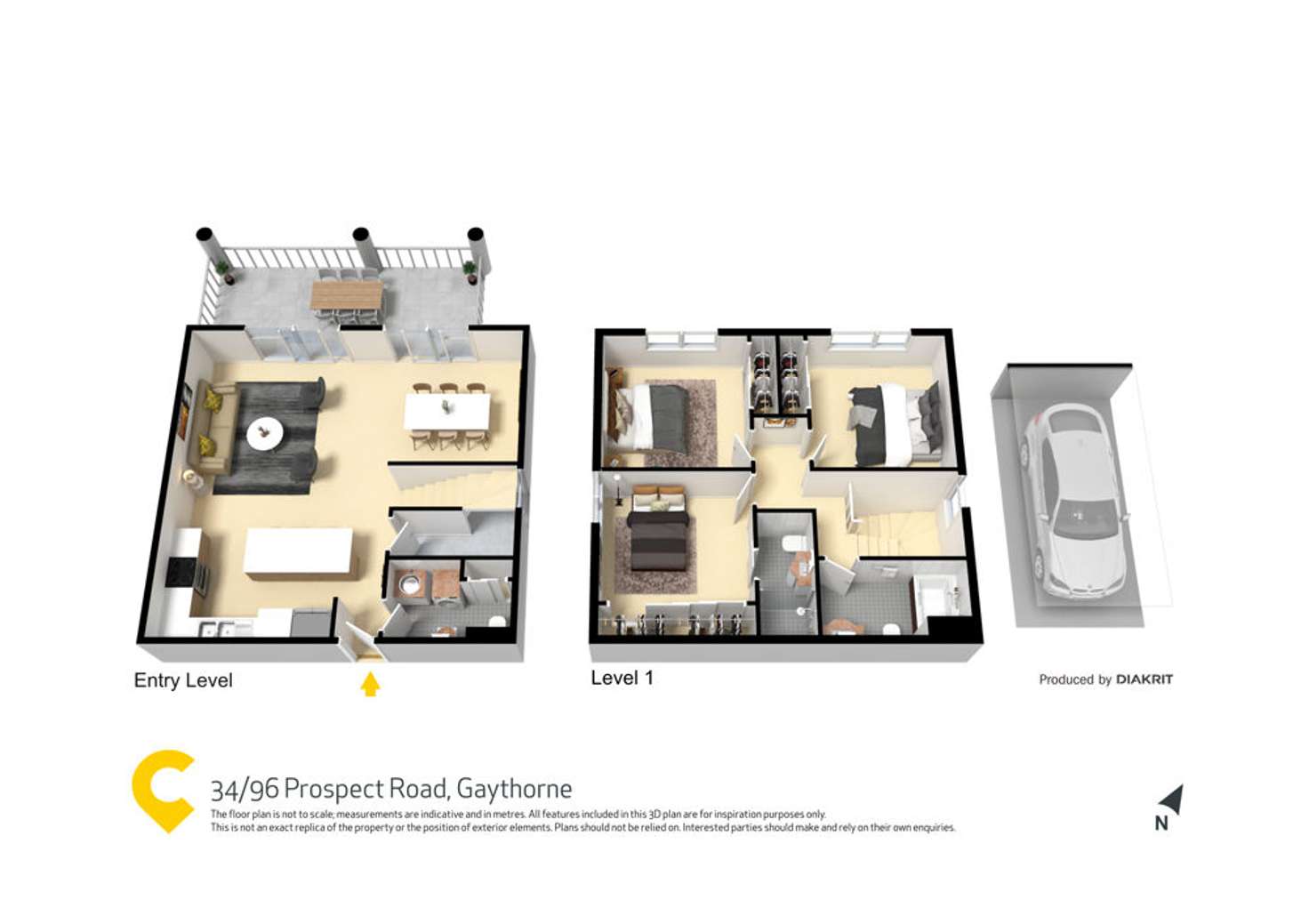 Floorplan of Homely unit listing, 34/96 Prospect Road, Gaythorne QLD 4051