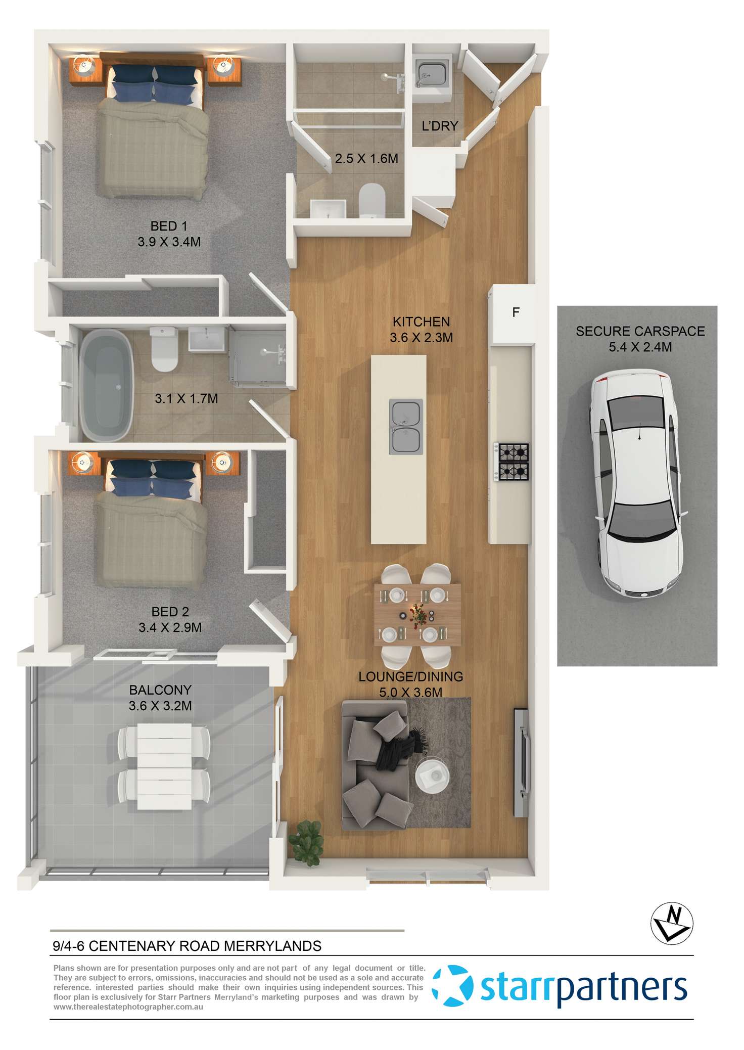 Floorplan of Homely unit listing, 9/4-6 Centenary Road, Merrylands NSW 2160