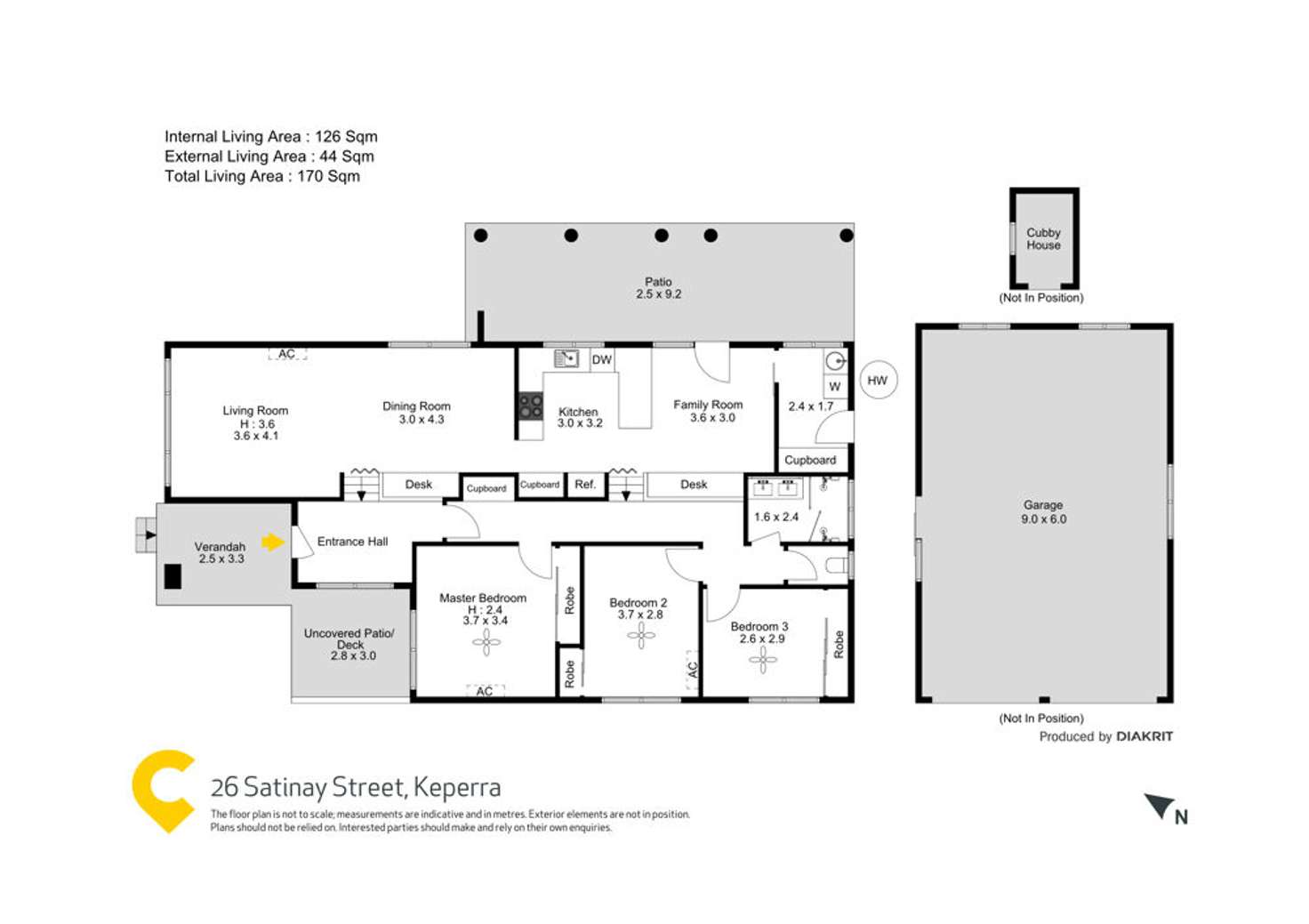 Floorplan of Homely house listing, 26 Satinay Street, Keperra QLD 4054