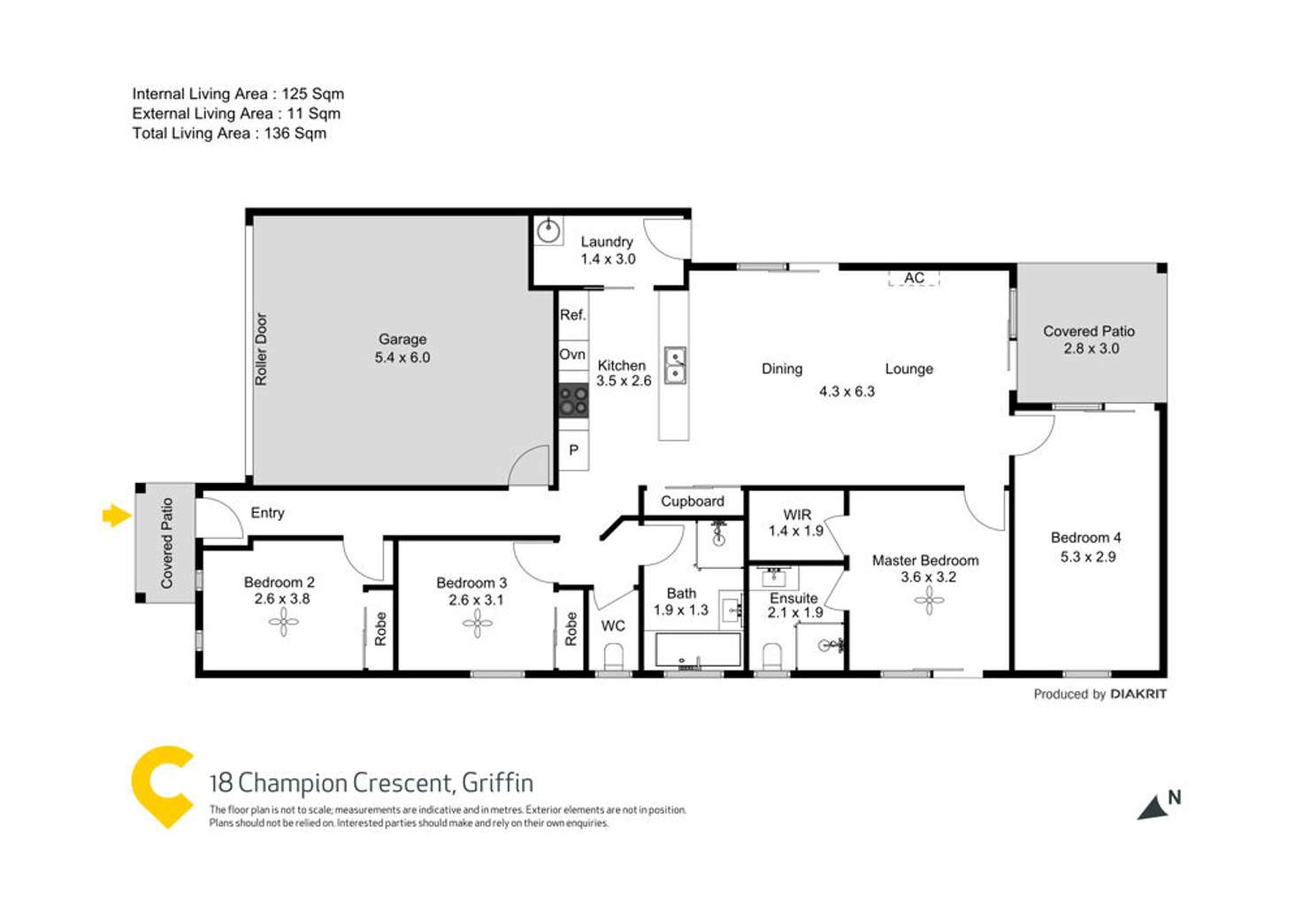 Floorplan of Homely house listing, 18 Champion Crescent, Griffin QLD 4503