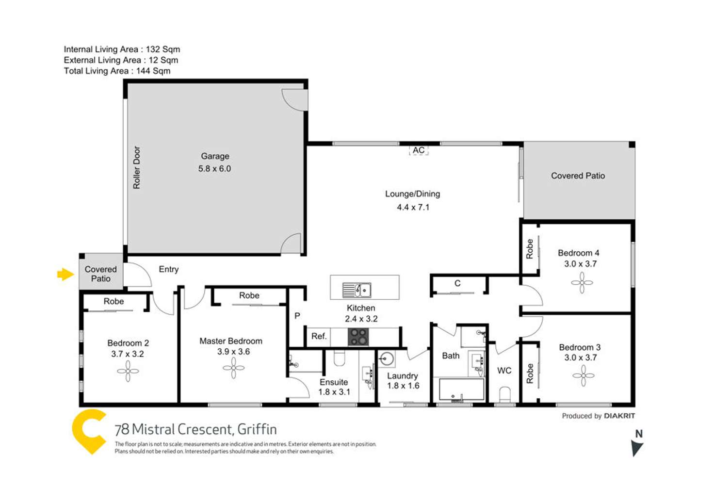 Floorplan of Homely house listing, 78 Mistral Cres, Griffin QLD 4503