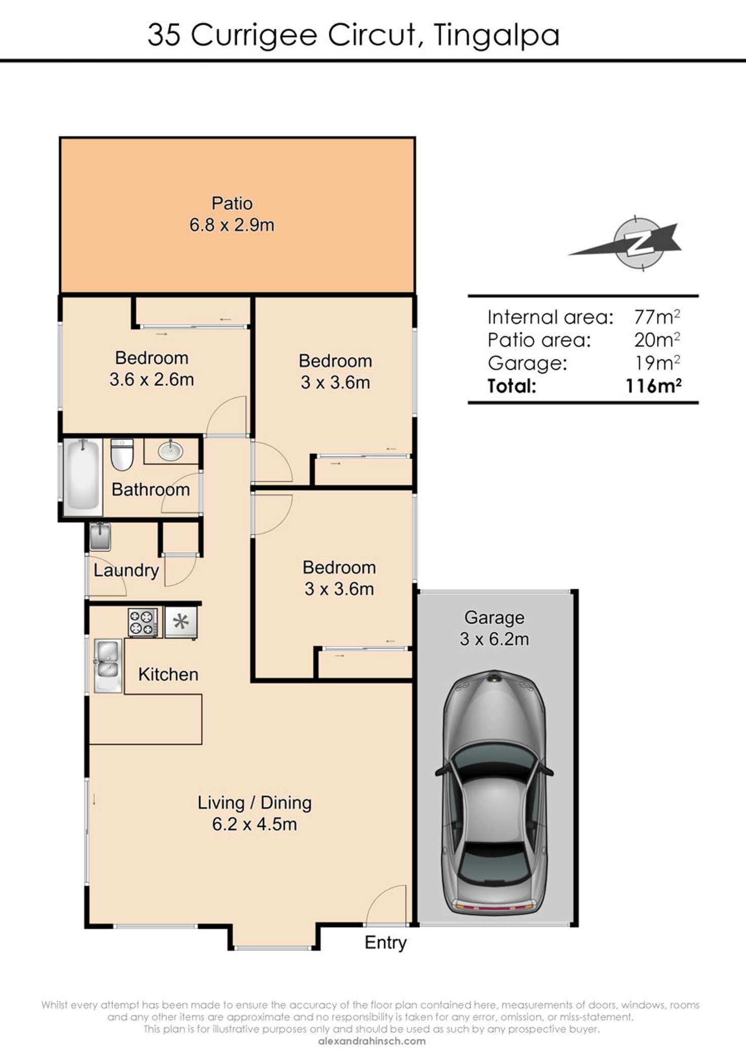 Floorplan of Homely house listing, 35 Currigee Circuit, Tingalpa QLD 4173